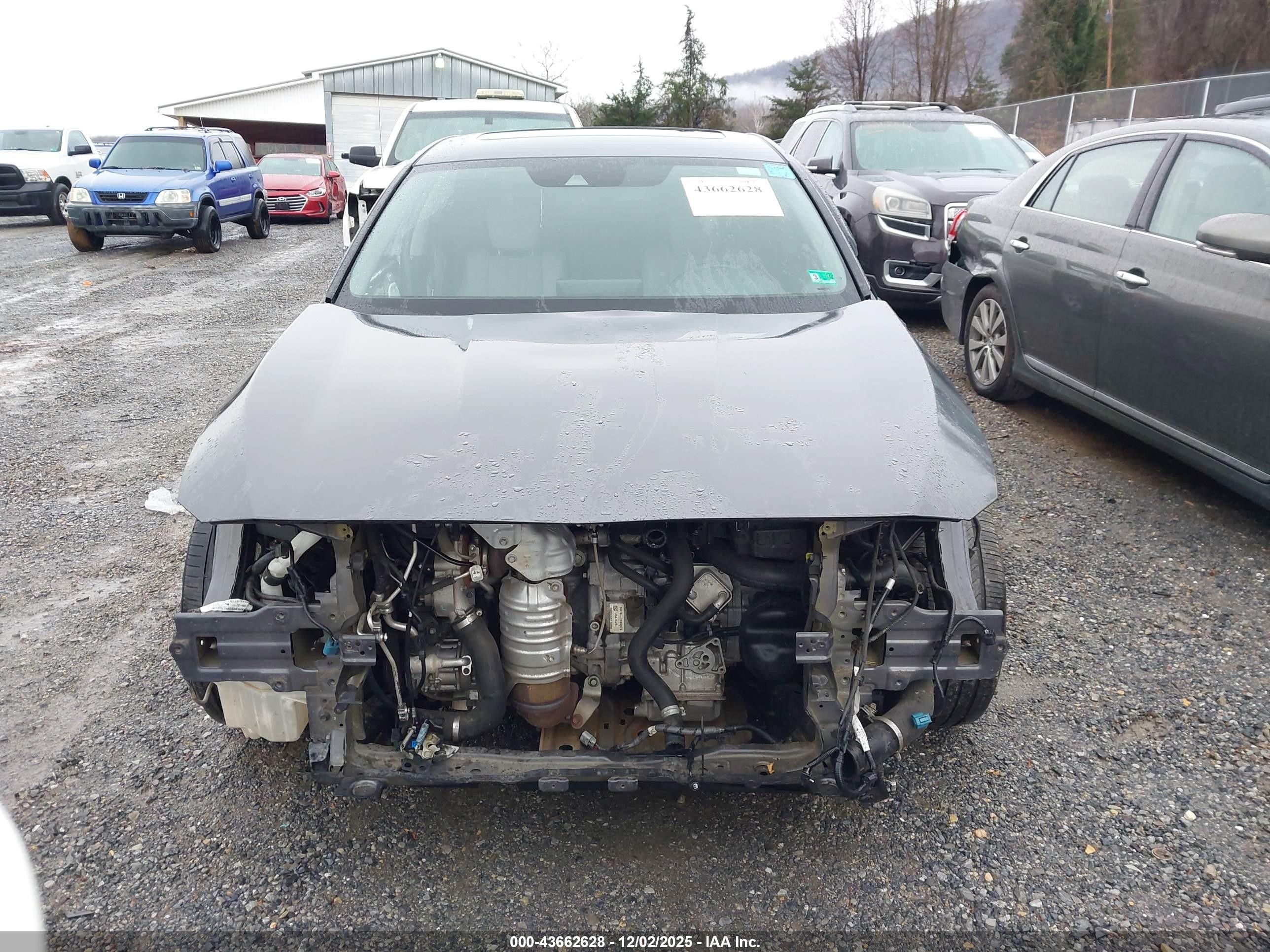 2018 Honda Accord Ex-l Gray vin: 1HGCV1F54JA146714