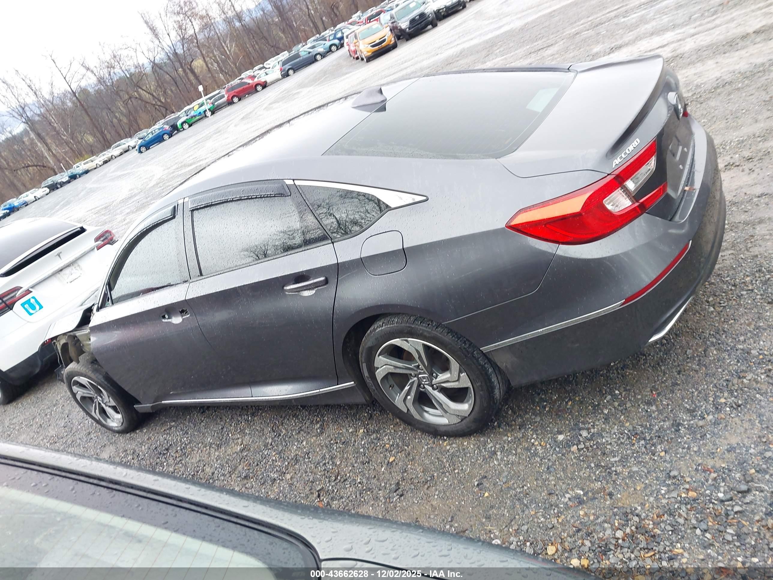 2018 Honda Accord Ex-l Gray vin: 1HGCV1F54JA146714