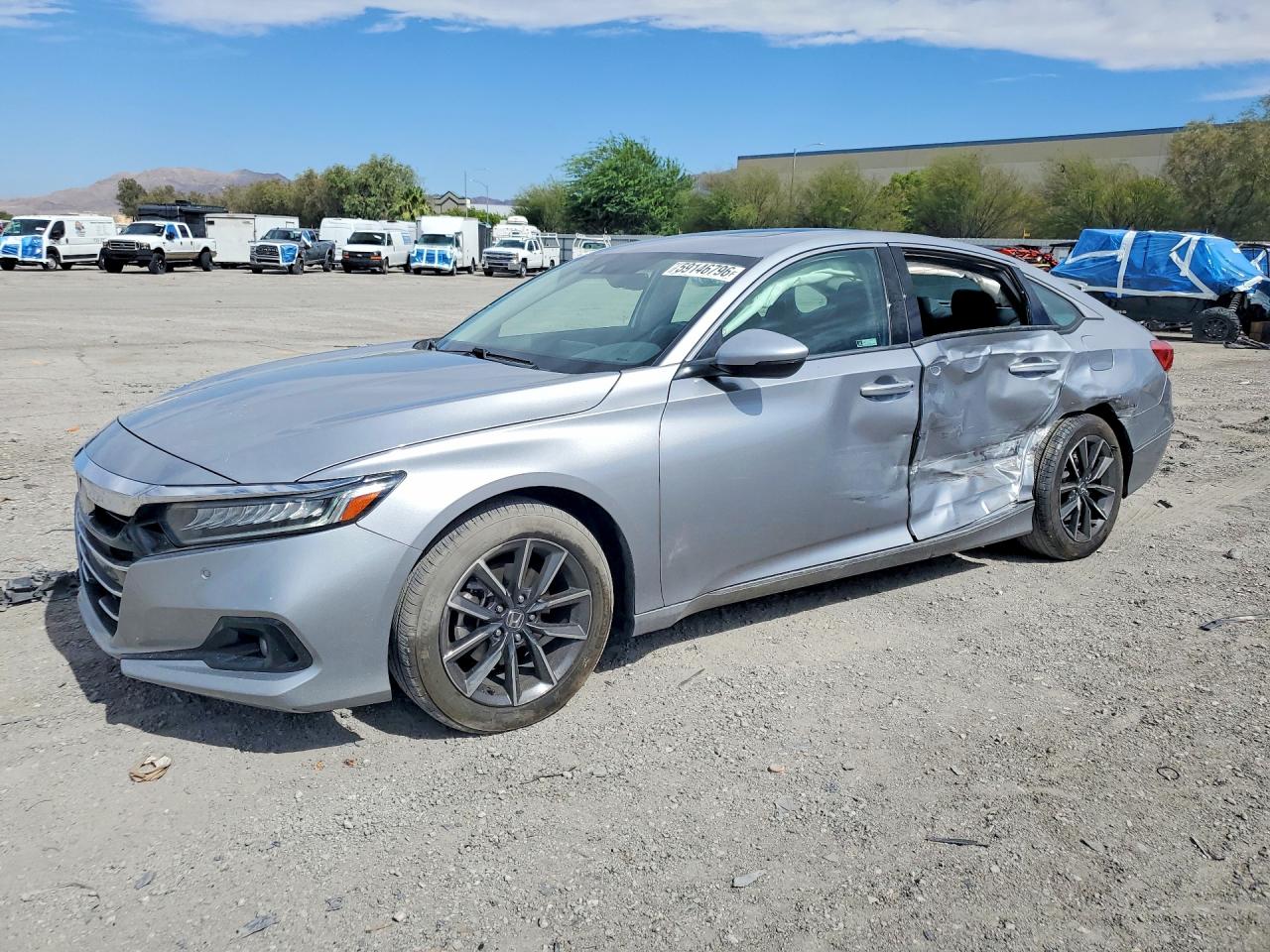 2021 Honda Accord Exl Silver vin: 1HGCV1F54MA029235