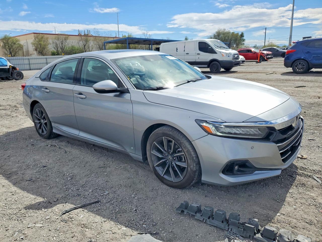 2021 Honda Accord Exl Silver vin: 1HGCV1F54MA029235