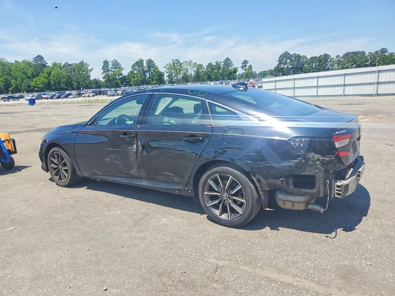 2021 Honda Accord Exl Черный vin: 1HGCV1F54MA073087