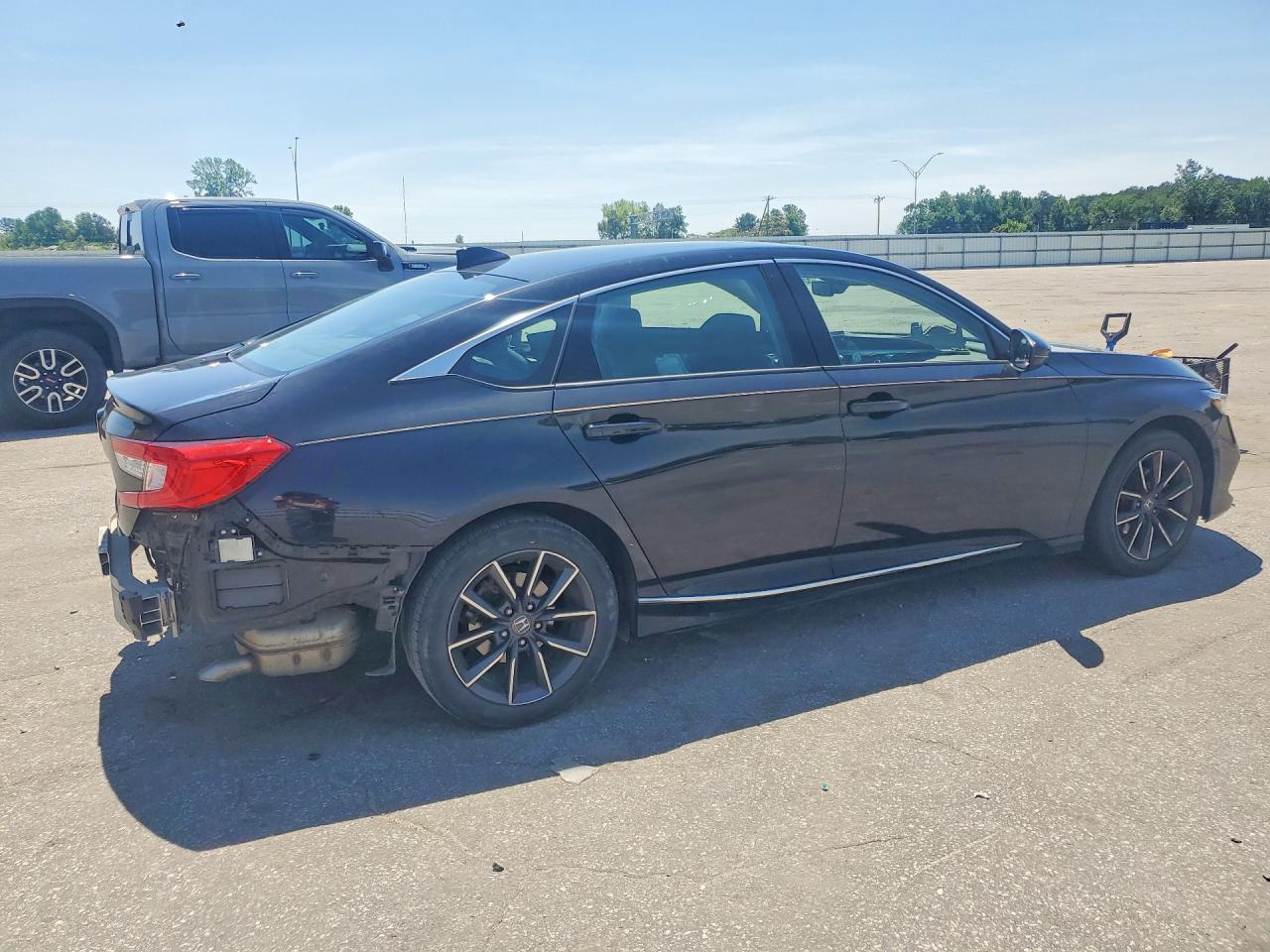 2021 Honda Accord Exl Черный vin: 1HGCV1F54MA073087