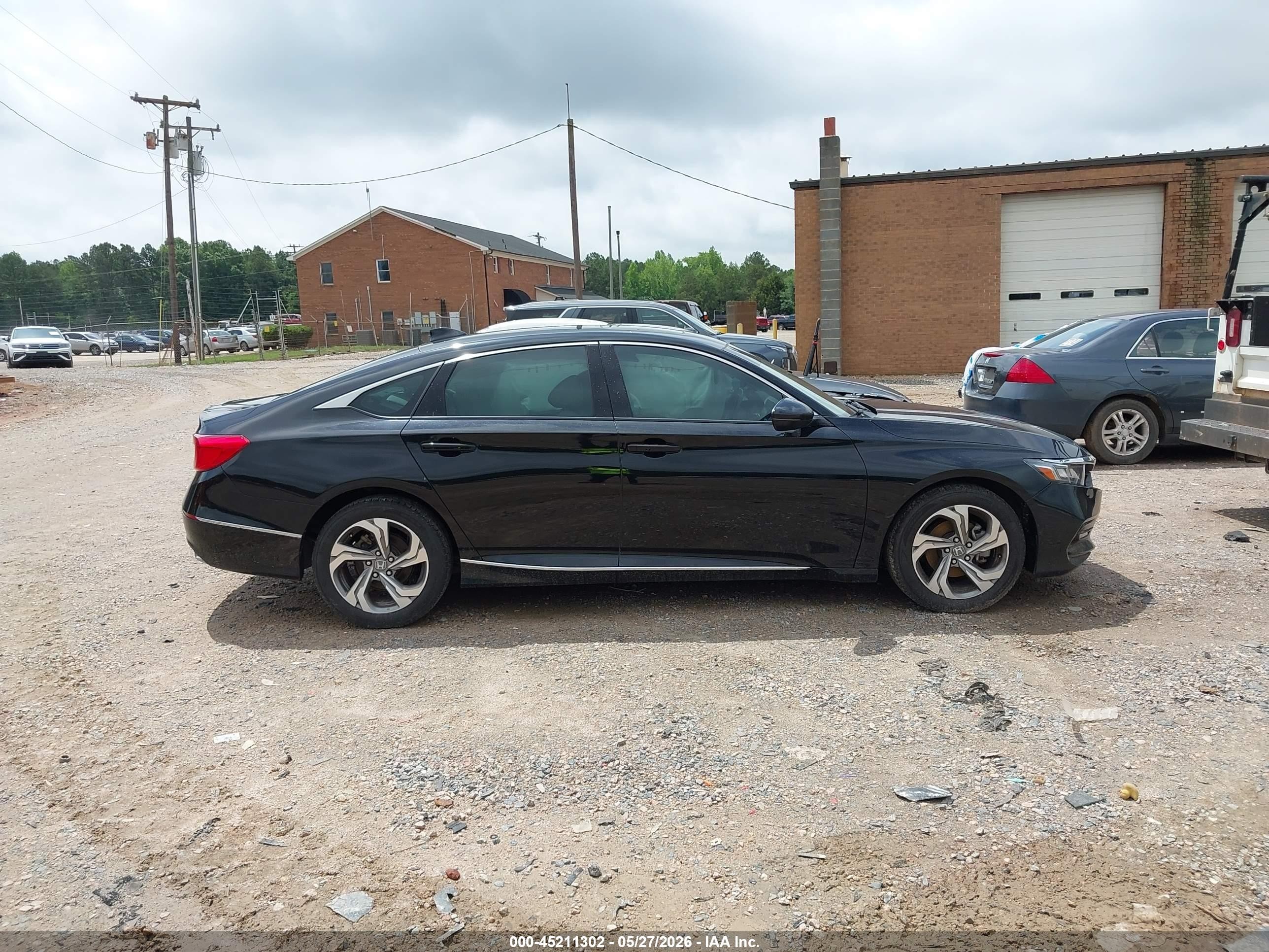 2018 Honda Accord Ex-l Черный vin: 1HGCV1F55JA038733