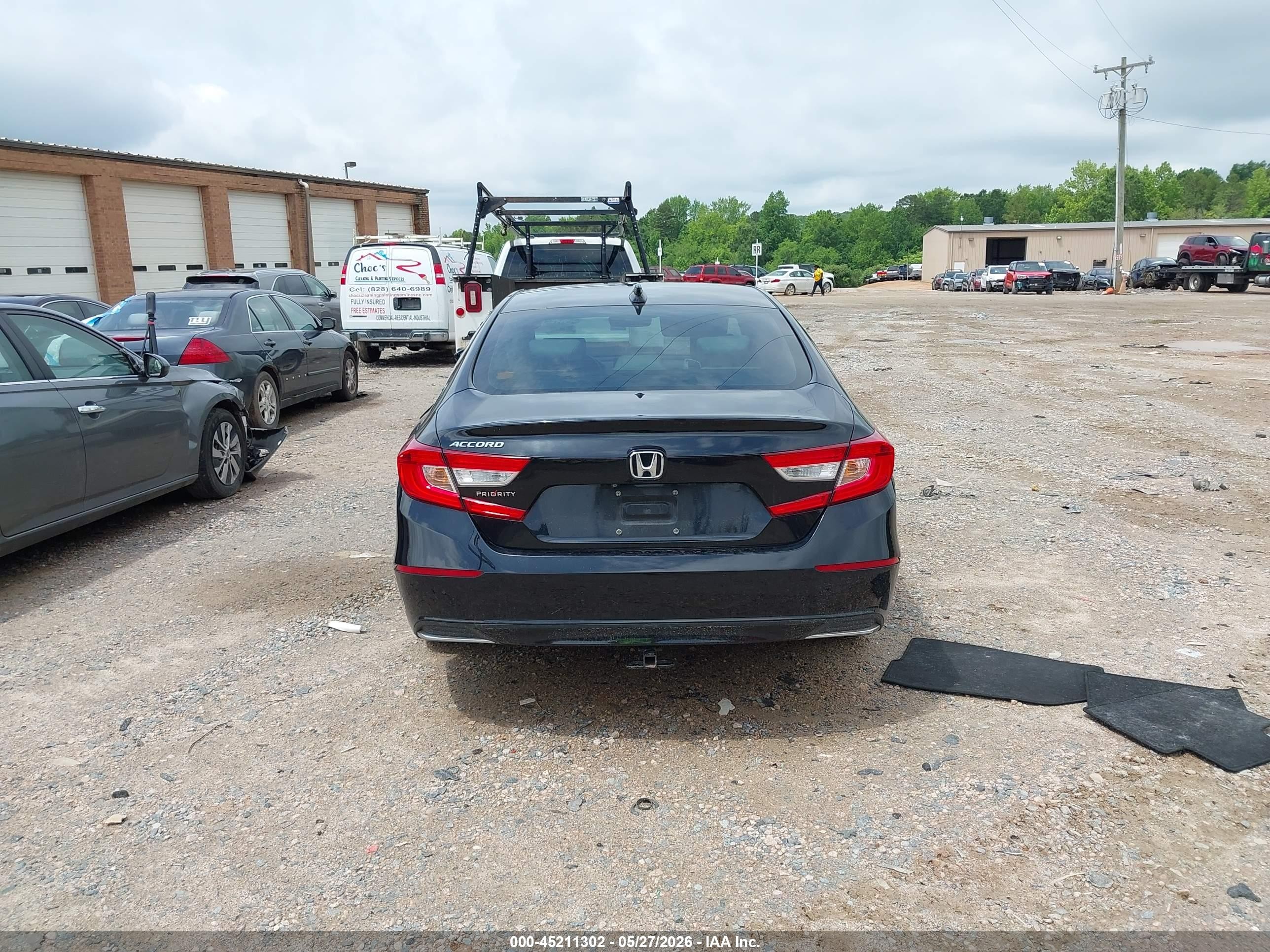2018 Honda Accord Ex-l Черный vin: 1HGCV1F55JA038733