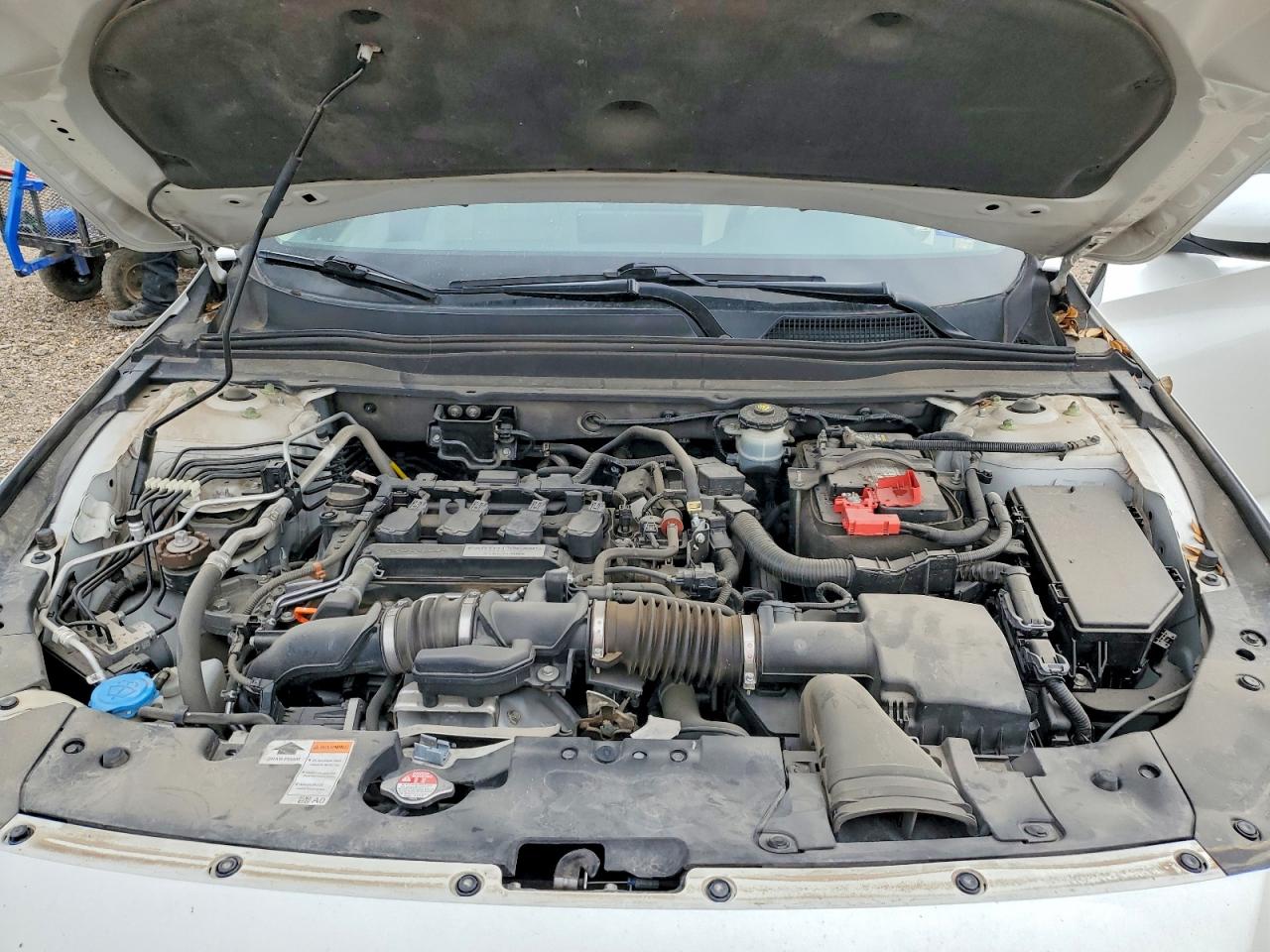 2018 Honda Accord Exl White vin: 1HGCV1F55JA094073