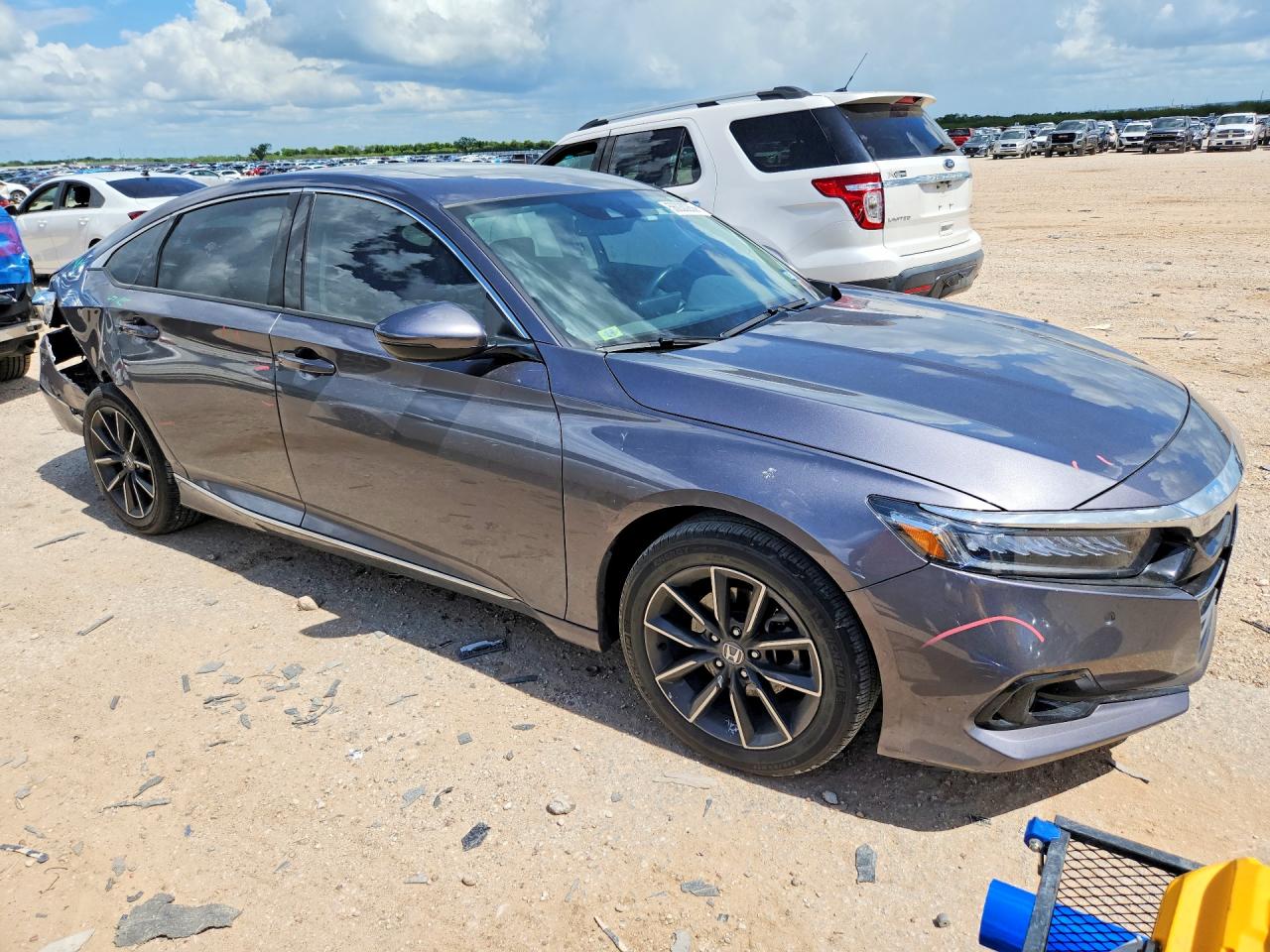 2021 Honda Accord Exl Silver vin: 1HGCV1F55MA056556