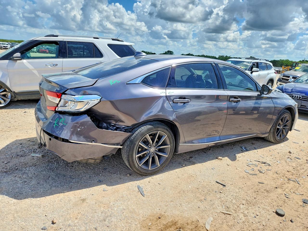 2021 Honda Accord Exl Silver vin: 1HGCV1F55MA056556