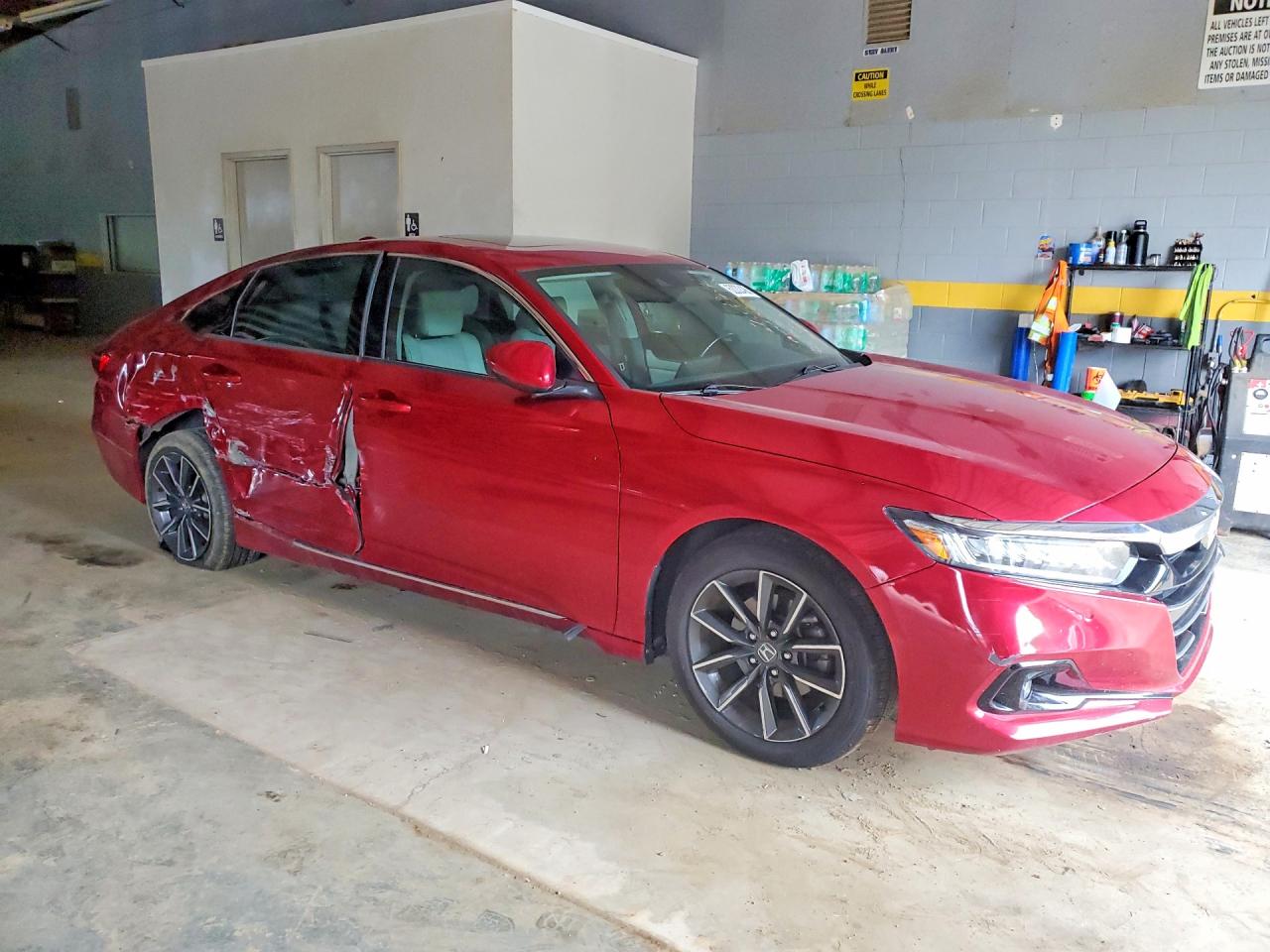2021 Honda Accord Exl Red vin: 1HGCV1F55MA081392