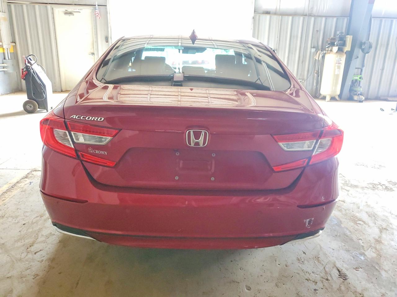 2021 Honda Accord Exl Red vin: 1HGCV1F55MA081392