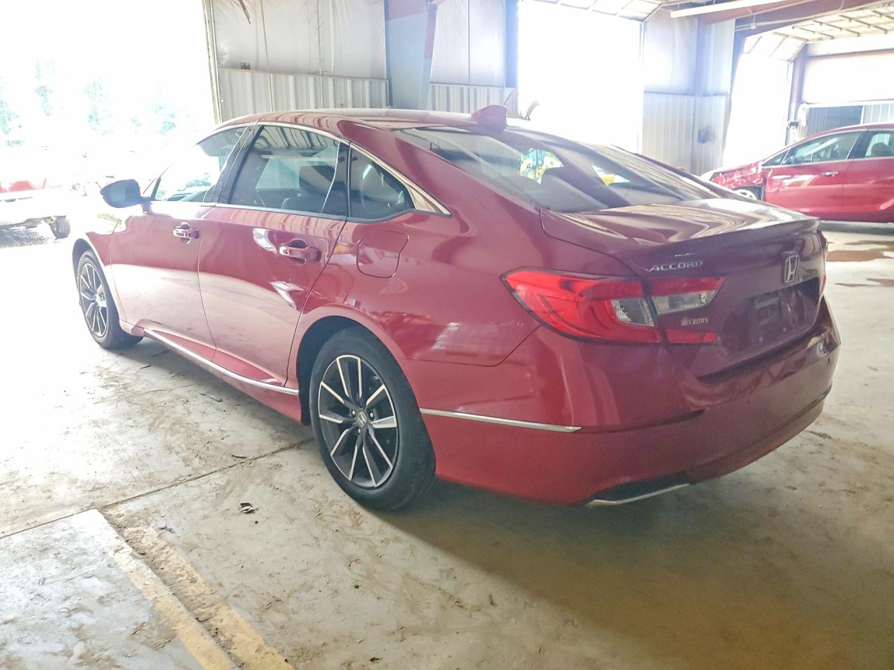 2021 Honda Accord Exl Red vin: 1HGCV1F55MA081392