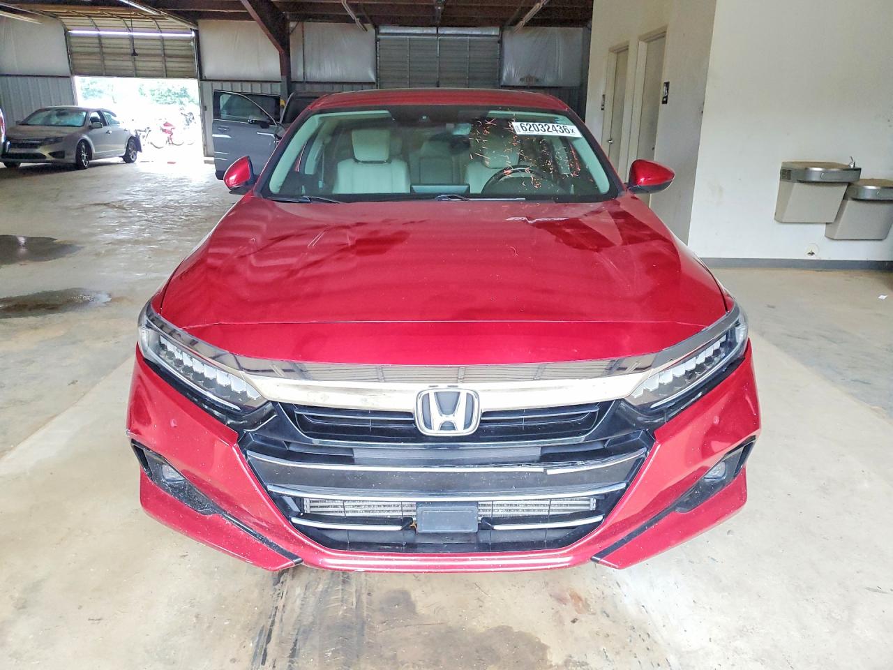 2021 Honda Accord Exl Red vin: 1HGCV1F55MA081392