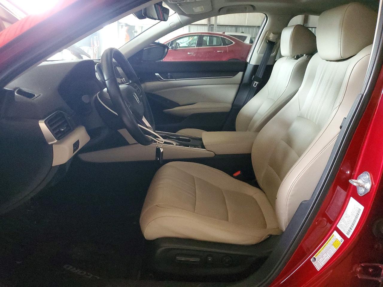 2021 Honda Accord Exl Red vin: 1HGCV1F55MA081392