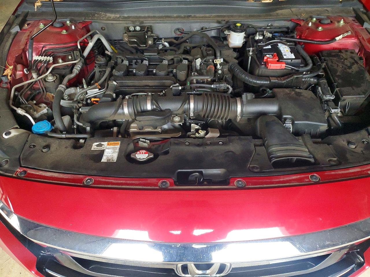 2021 Honda Accord Exl Red vin: 1HGCV1F55MA081392