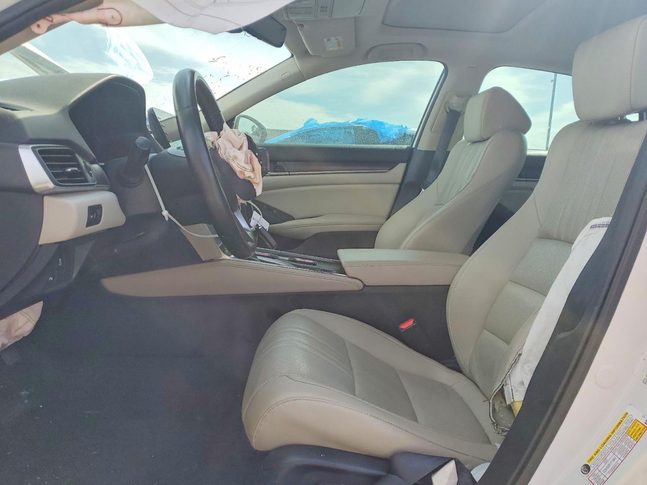 2021 Honda Accord Exl White vin: 1HGCV1F55MA081537