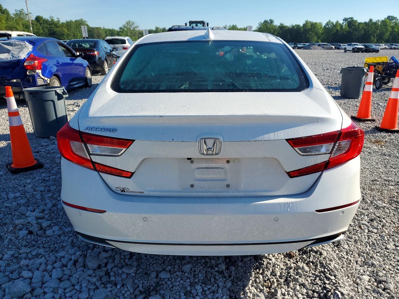 2021 Honda Accord Exl White vin: 1HGCV1F55MA085443