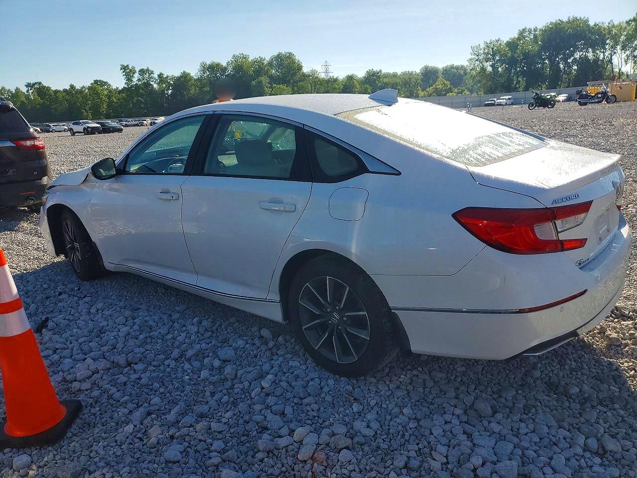 2021 Honda Accord Exl White vin: 1HGCV1F55MA085443