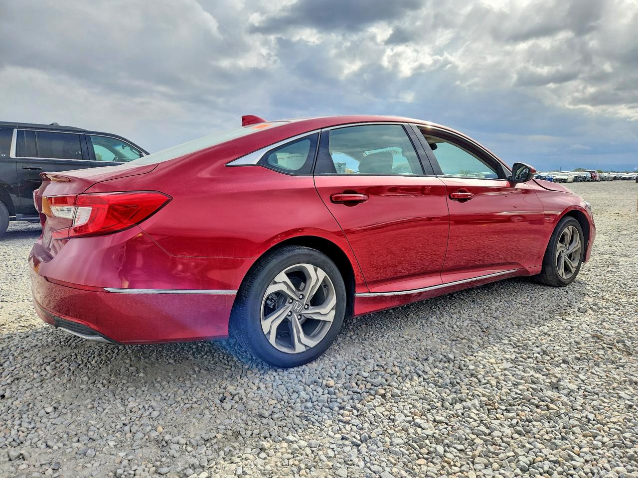 2018 Honda Accord Exl Red vin: 1HGCV1F56JA035467
