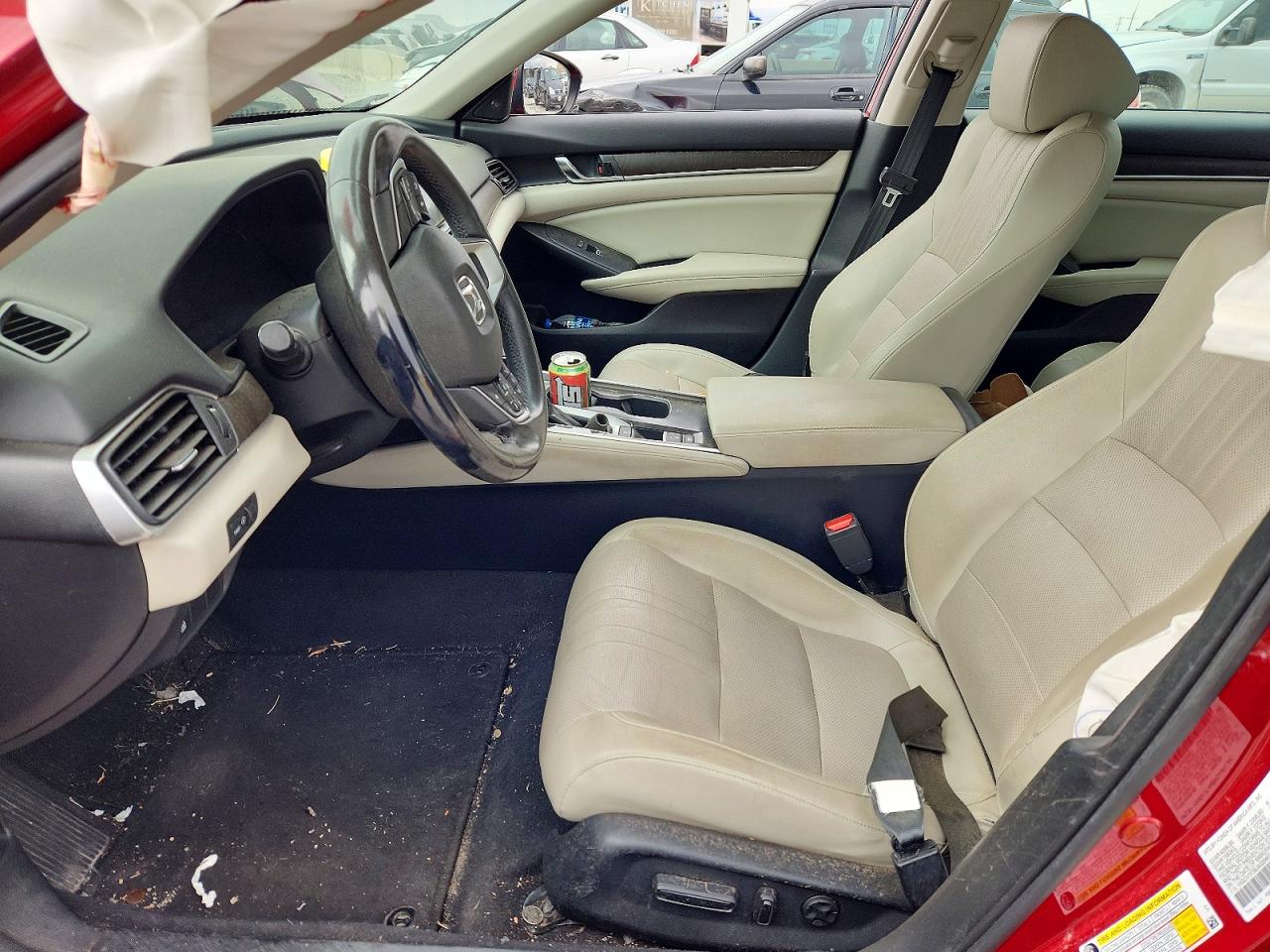 2018 Honda Accord Exl Red vin: 1HGCV1F56JA035467