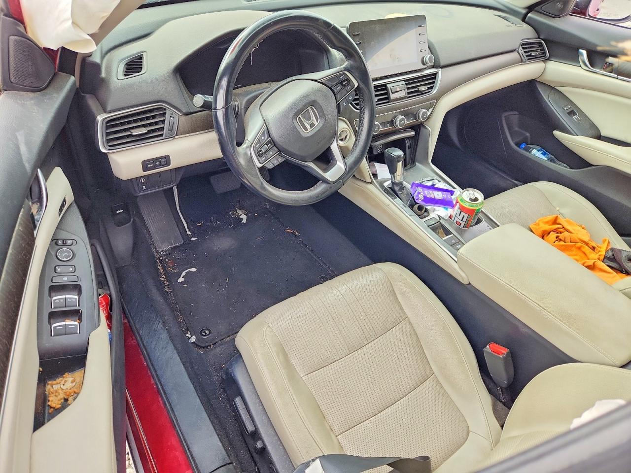 2018 Honda Accord Exl Red vin: 1HGCV1F56JA035467