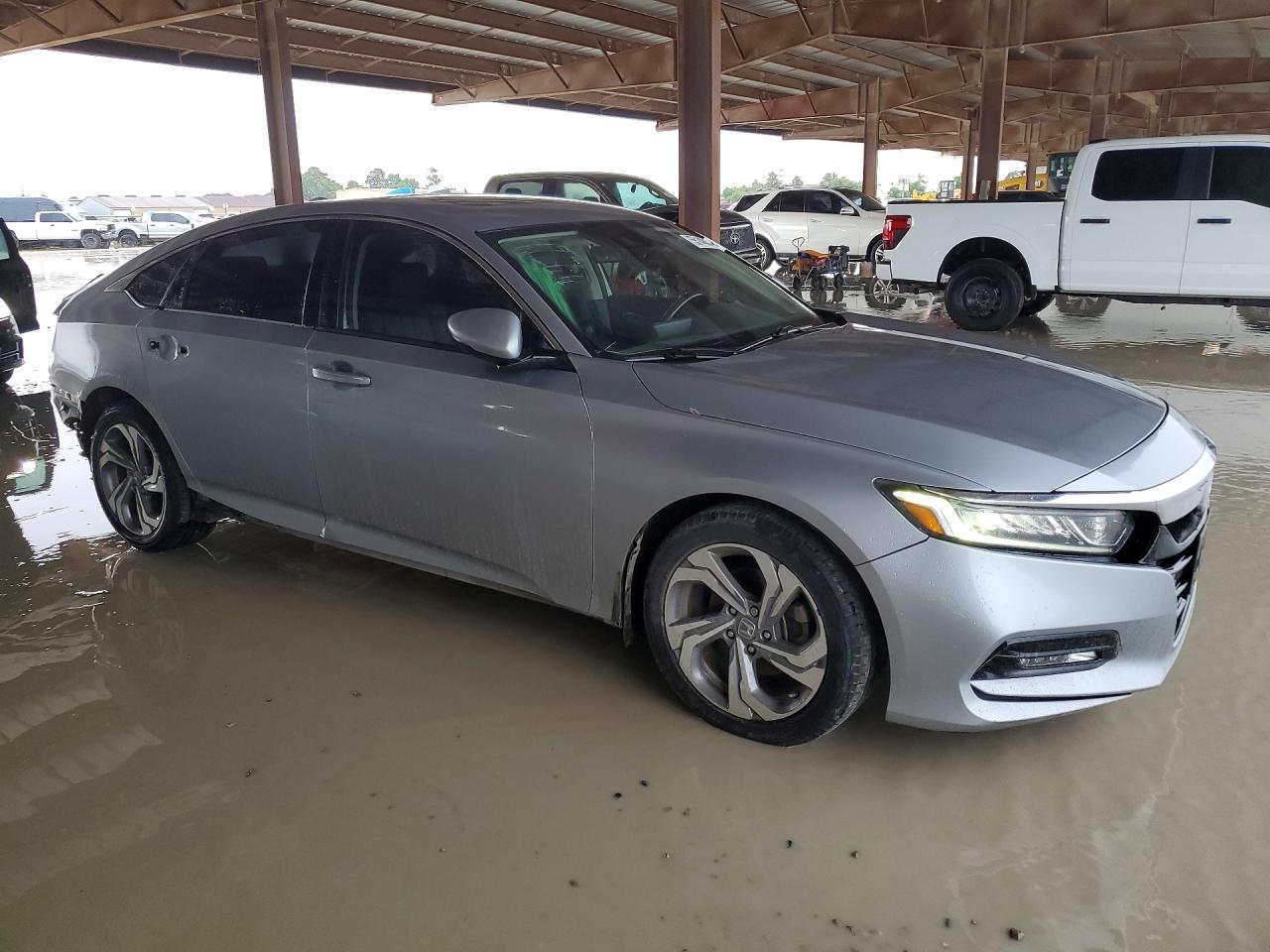 2018 Honda Accord Exl Silver vin: 1HGCV1F56JA121801