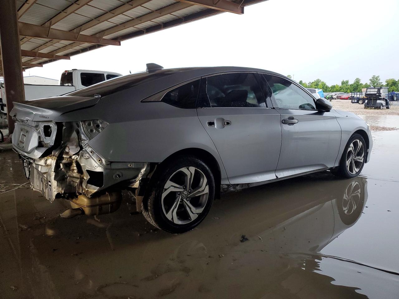 2018 Honda Accord Exl Silver vin: 1HGCV1F56JA121801
