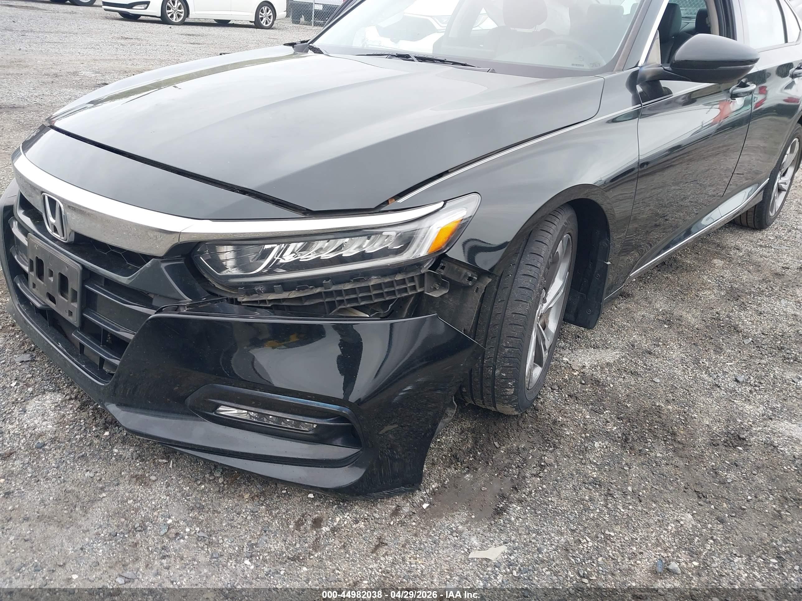 2018 Honda Accord Ex-l Black vin: 1HGCV1F57JA115764