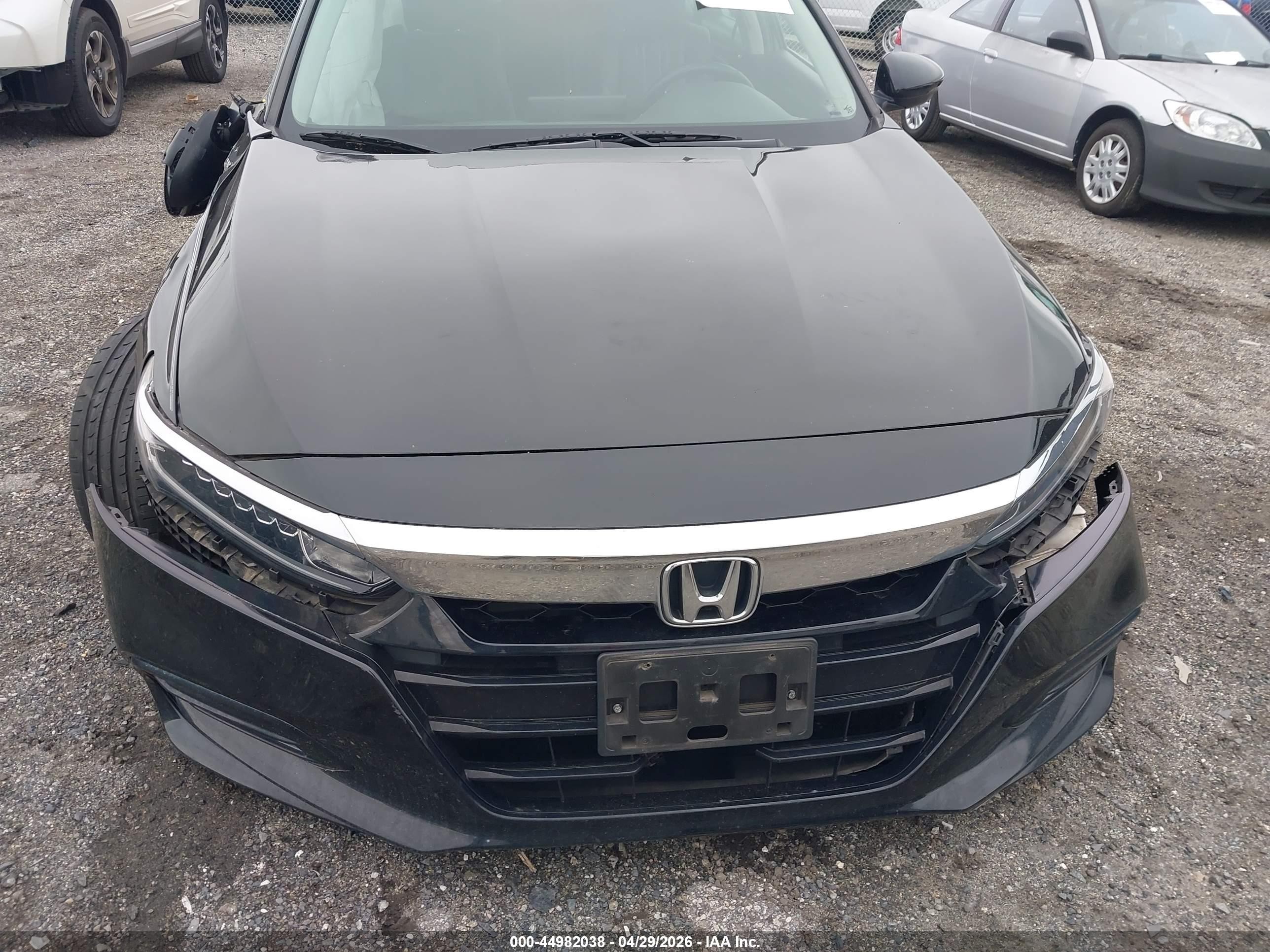 2018 Honda Accord Ex-l Black vin: 1HGCV1F57JA115764