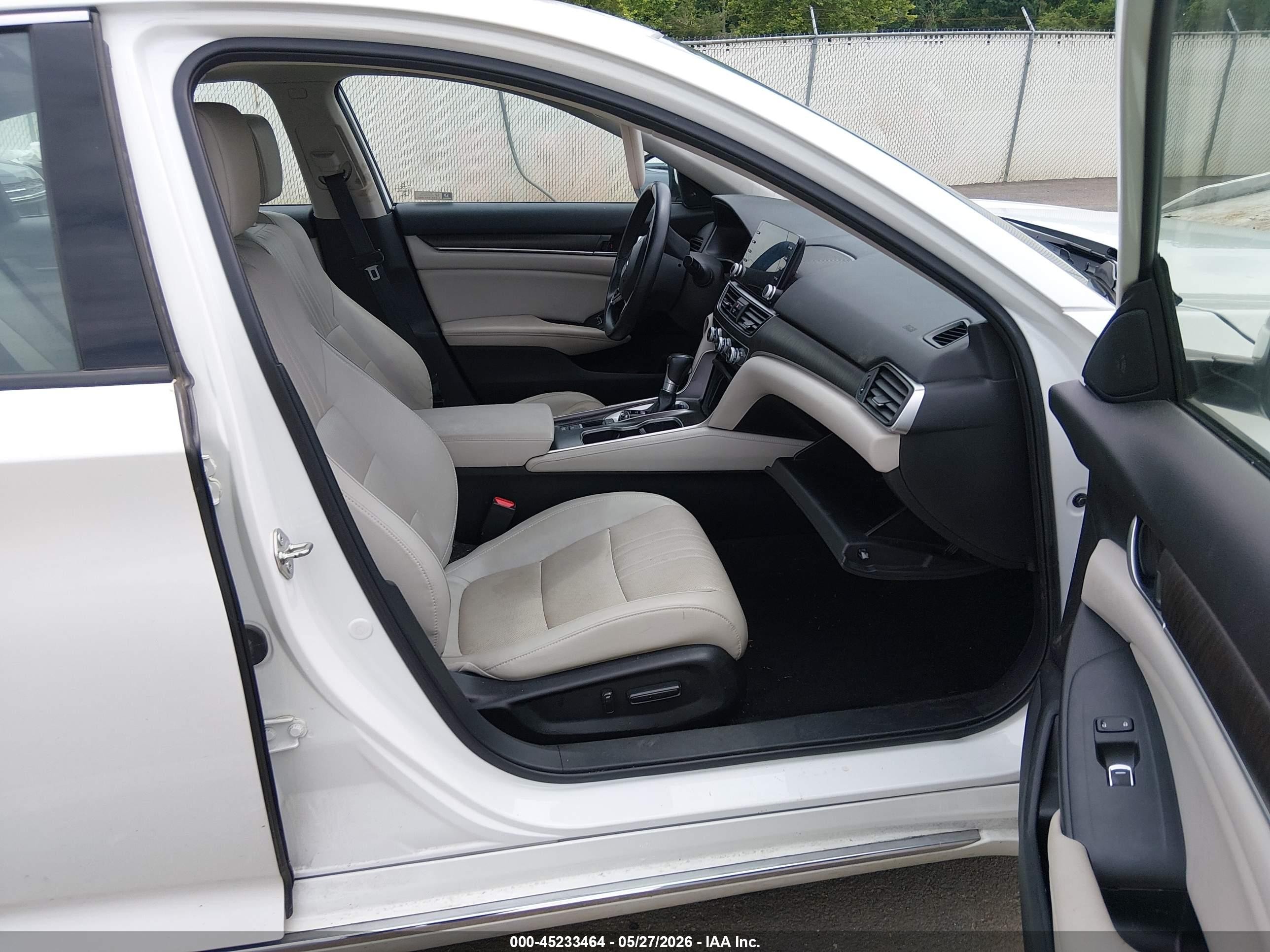 2018 Honda Accord Ex-l Белый vin: 1HGCV1F57JA246838