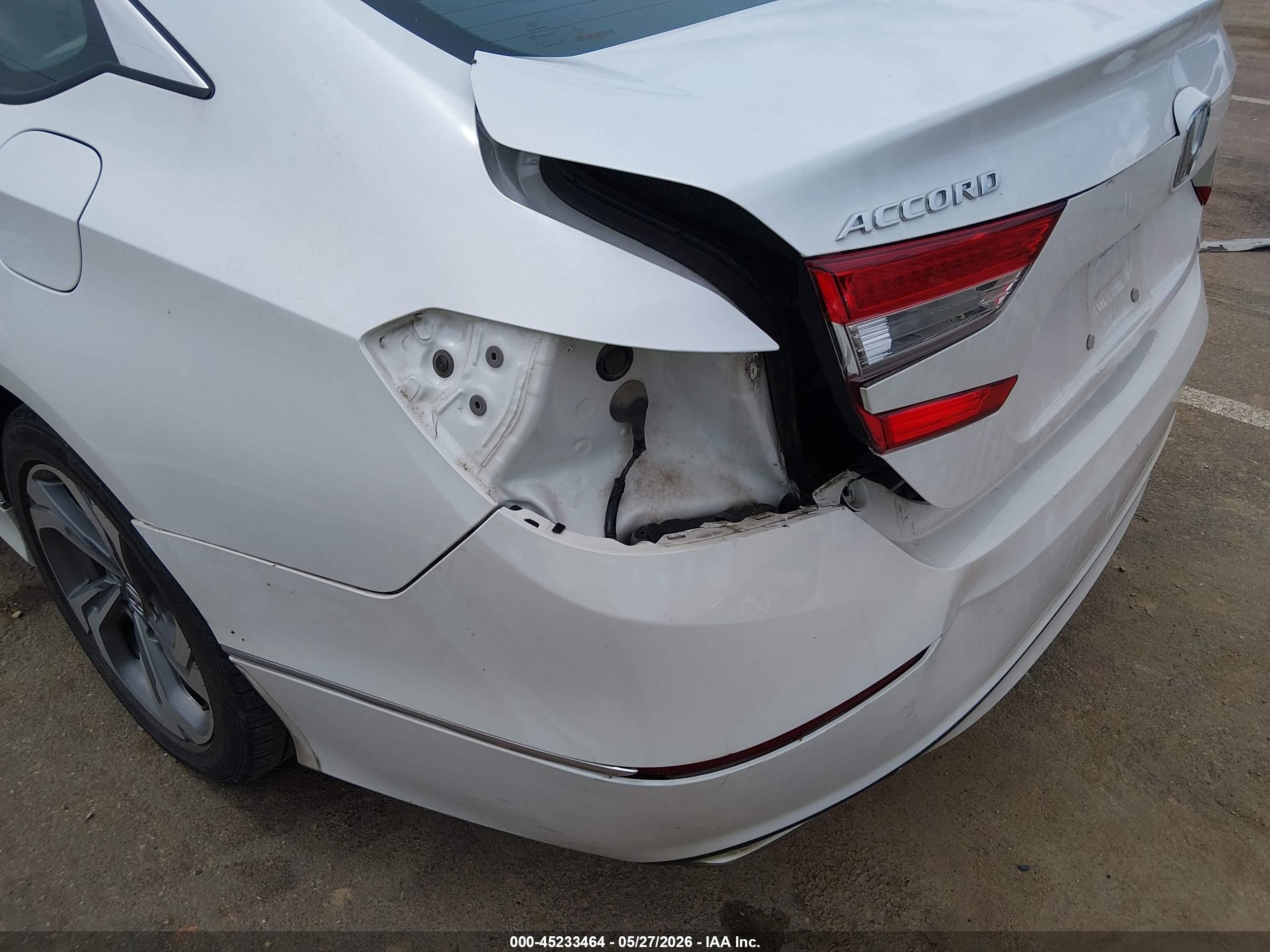 2018 Honda Accord Ex-l Белый vin: 1HGCV1F57JA246838