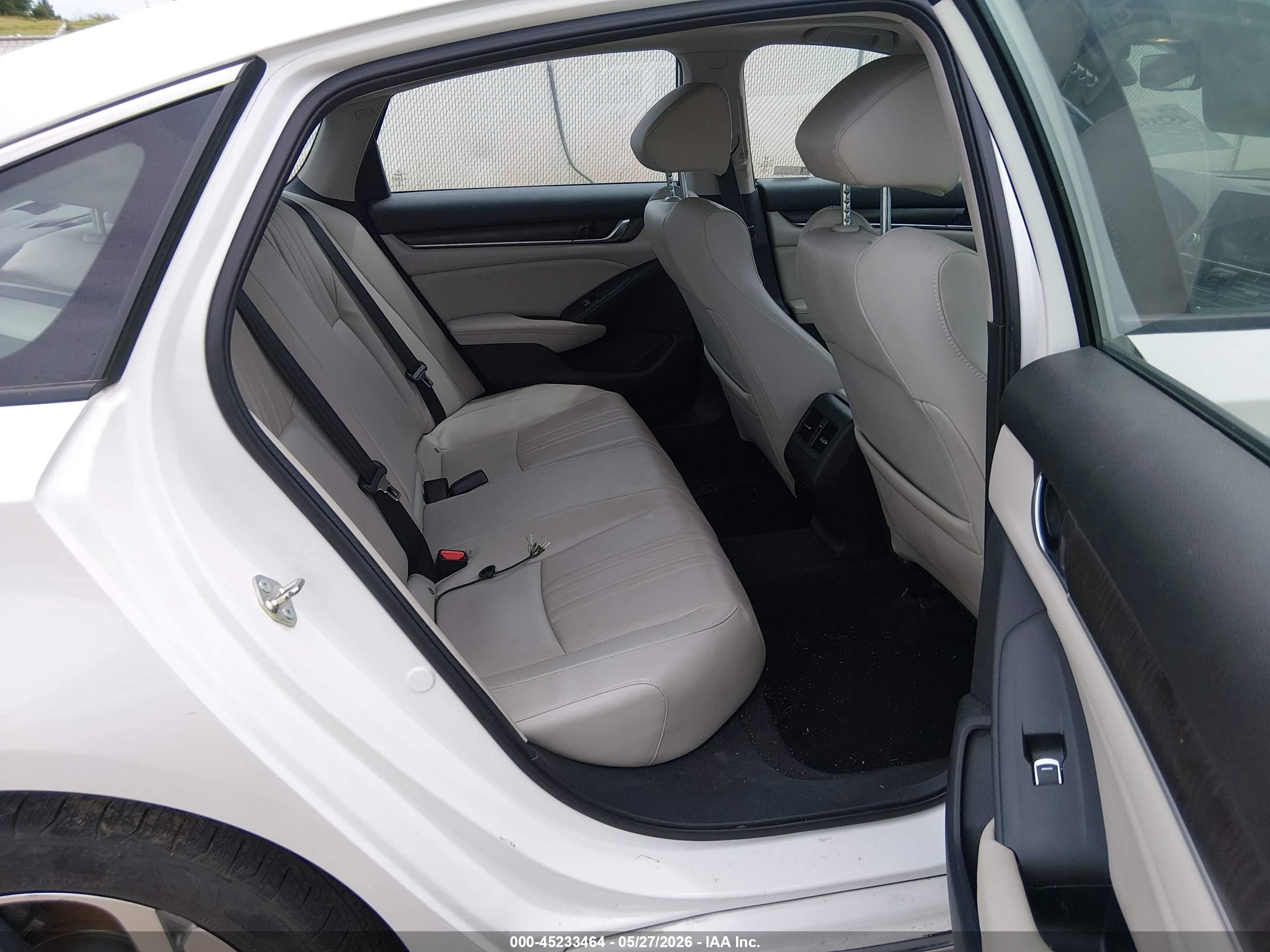 2018 Honda Accord Ex-l Белый vin: 1HGCV1F57JA246838