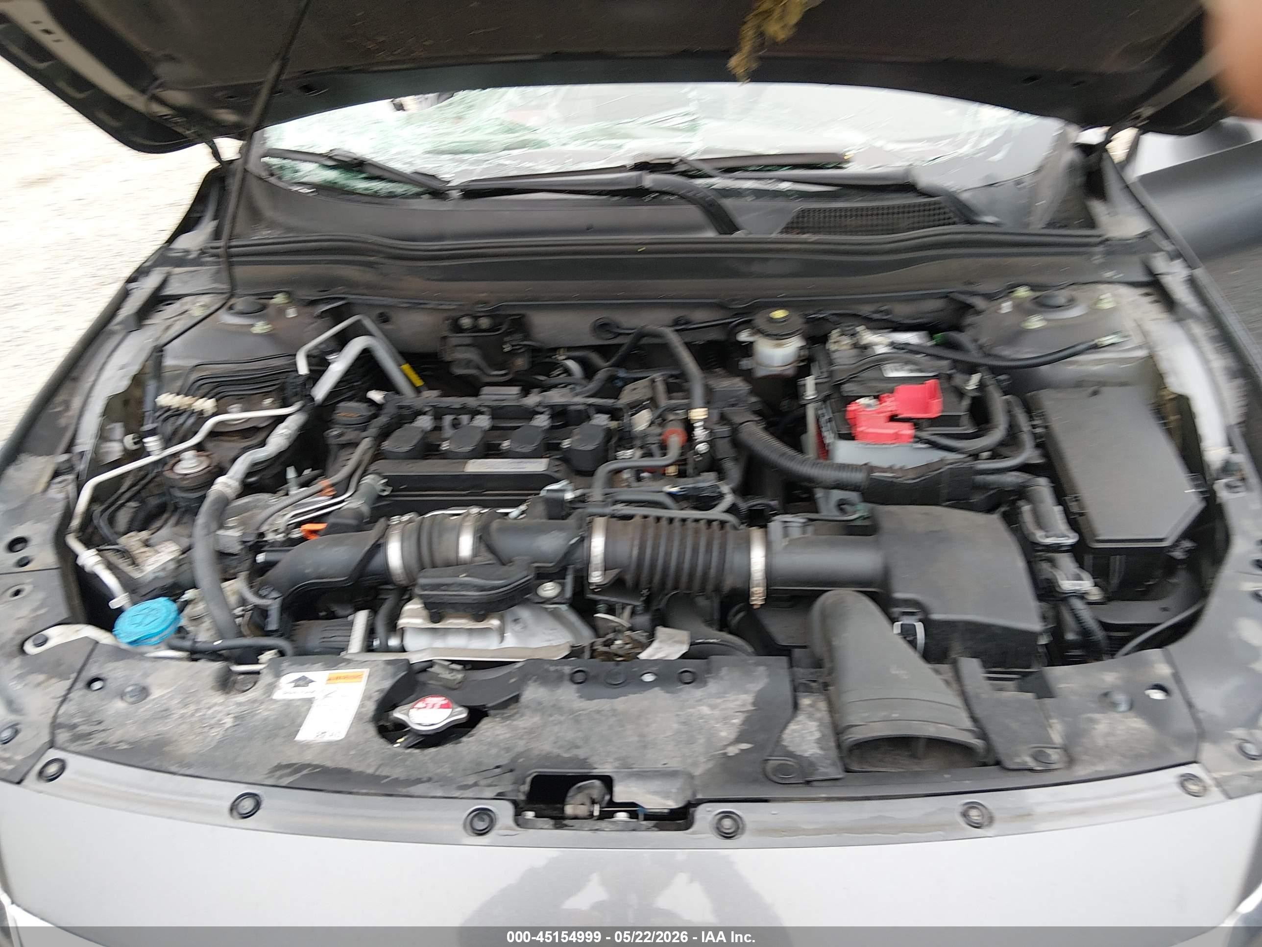 2018 Honda Accord Ex-l Gray vin: 1HGCV1F58JA192563
