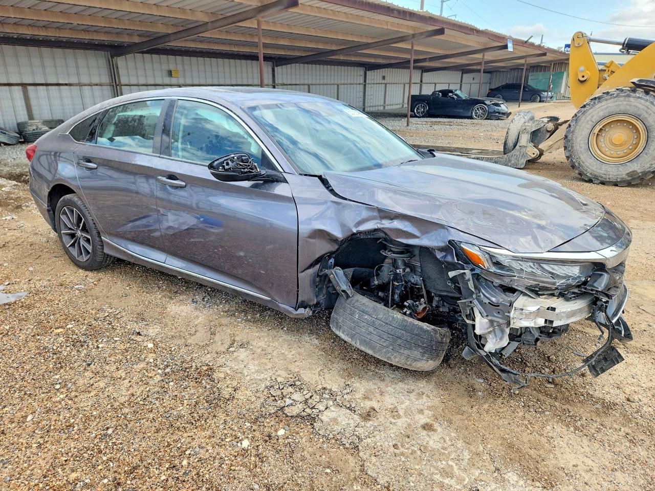 2021 Honda Accord Exl Gray vin: 1HGCV1F58MA036155