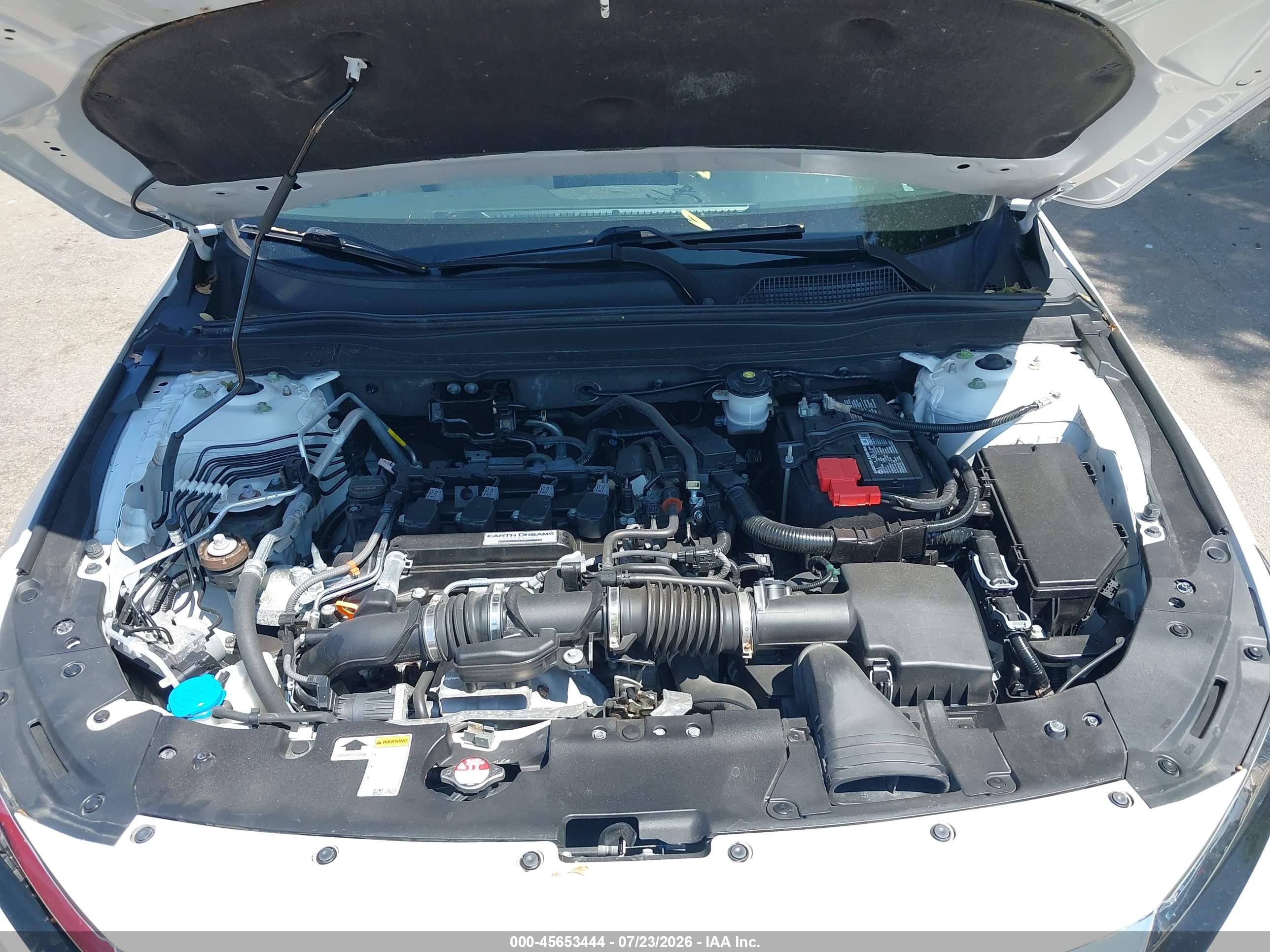2020 Honda Accord Ex-l White vin: 1HGCV1F59LA099103