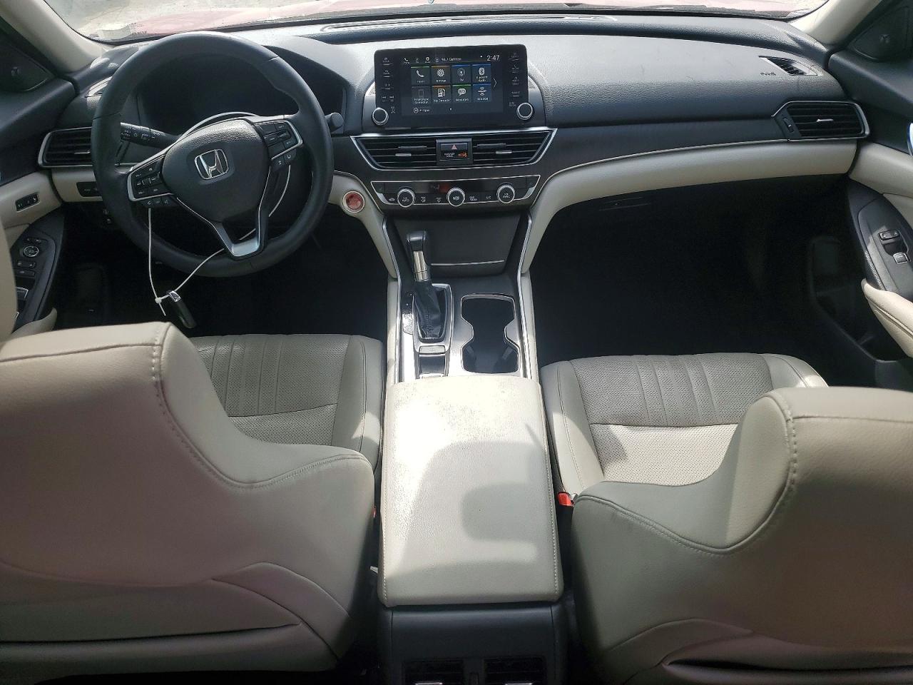 2018 Honda Accord Exl Red vin: 1HGCV1F5XJA251676