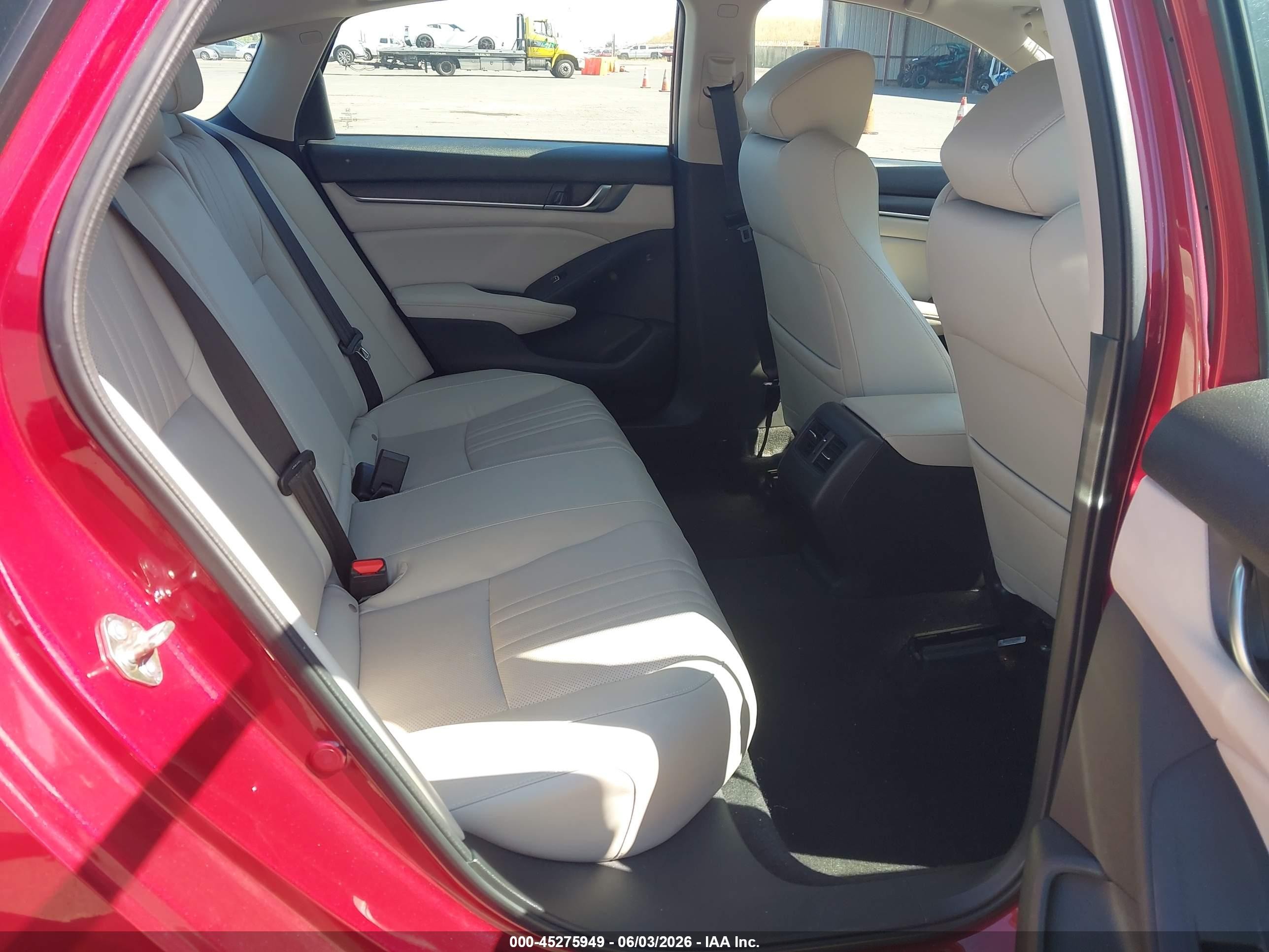 2018 Honda Accord Ex-l Red vin: 1HGCV1F61JA164810