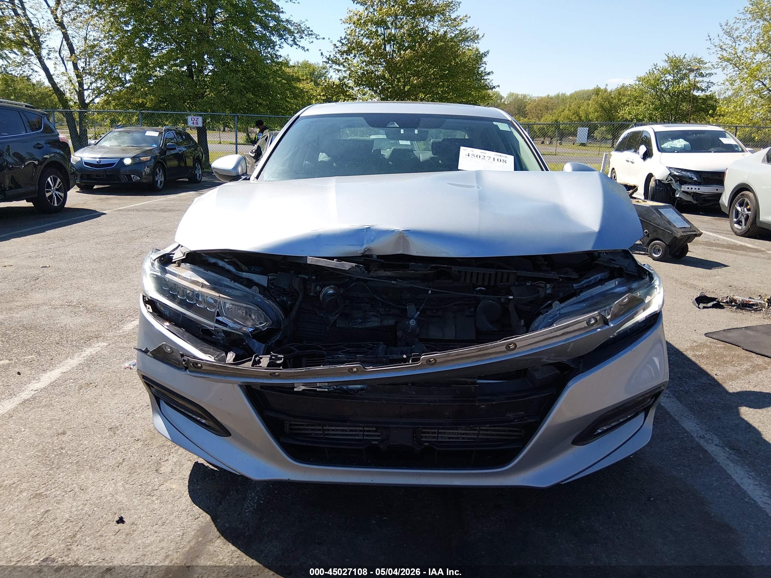 2018 Honda Accord Ex-l Серебряный vin: 1HGCV1F64JA113821