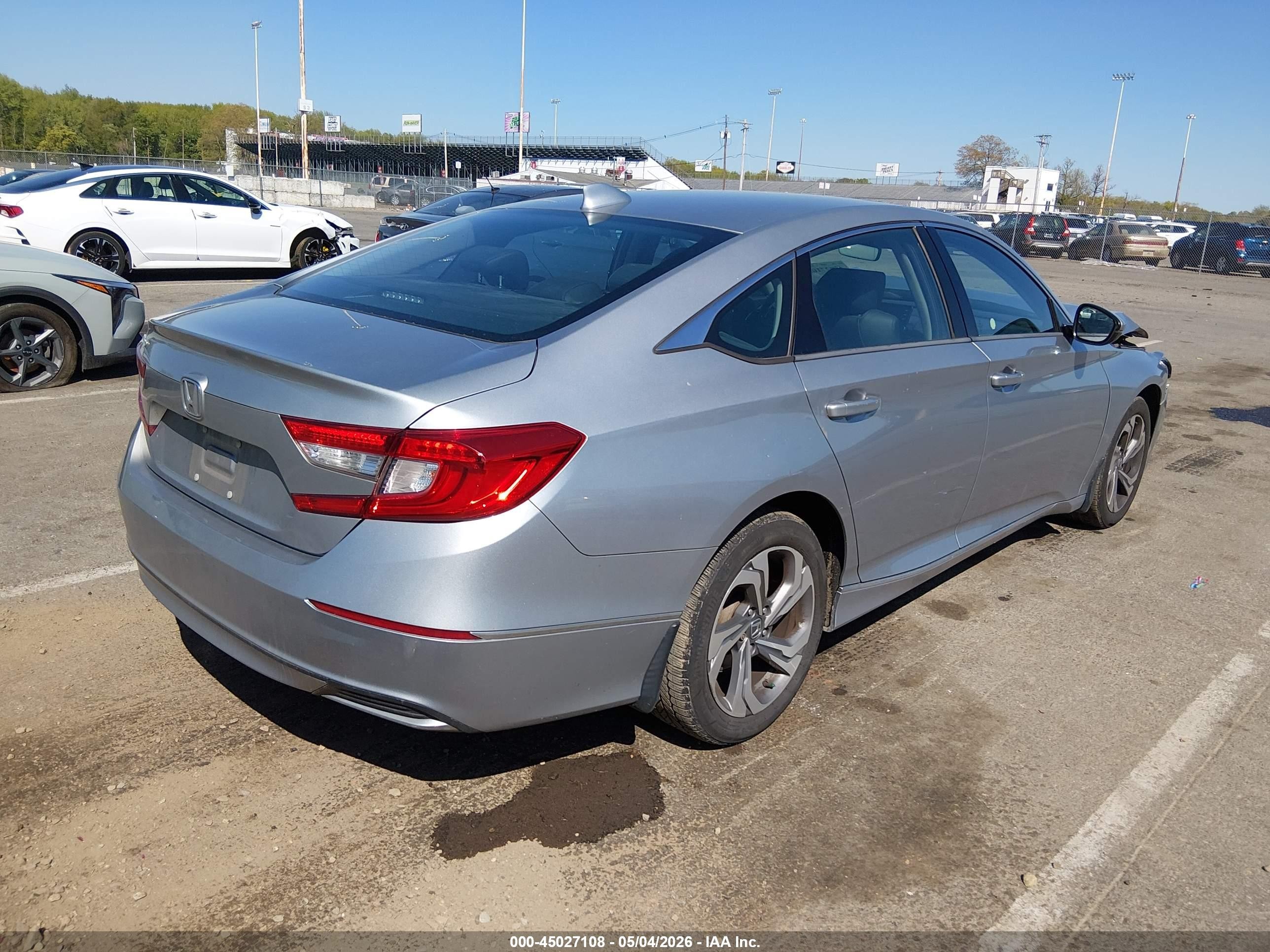 2018 Honda Accord Ex-l Серебряный vin: 1HGCV1F64JA113821