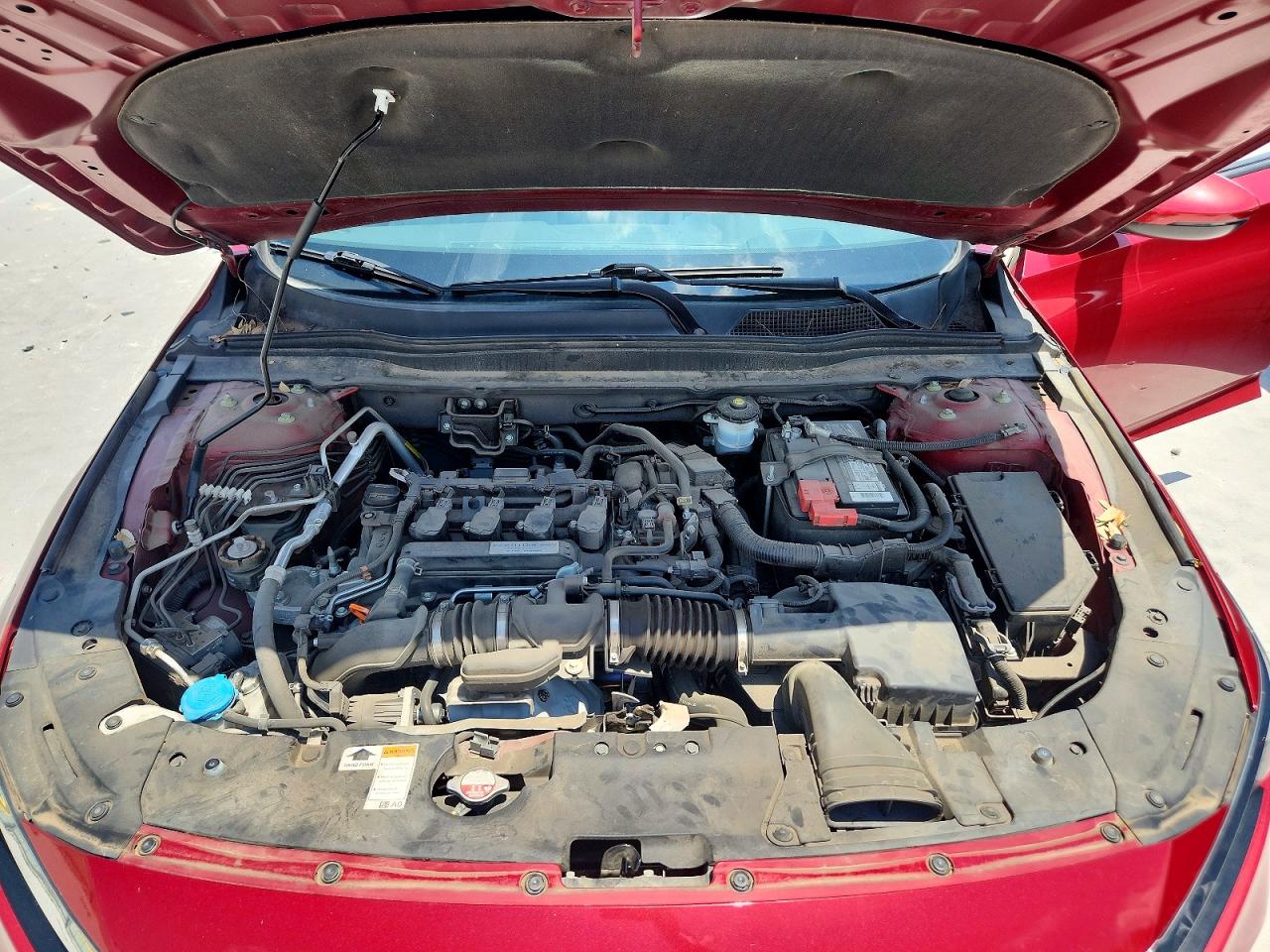 2018 Honda Accord Touring Red vin: 1HGCV1F90JA183262