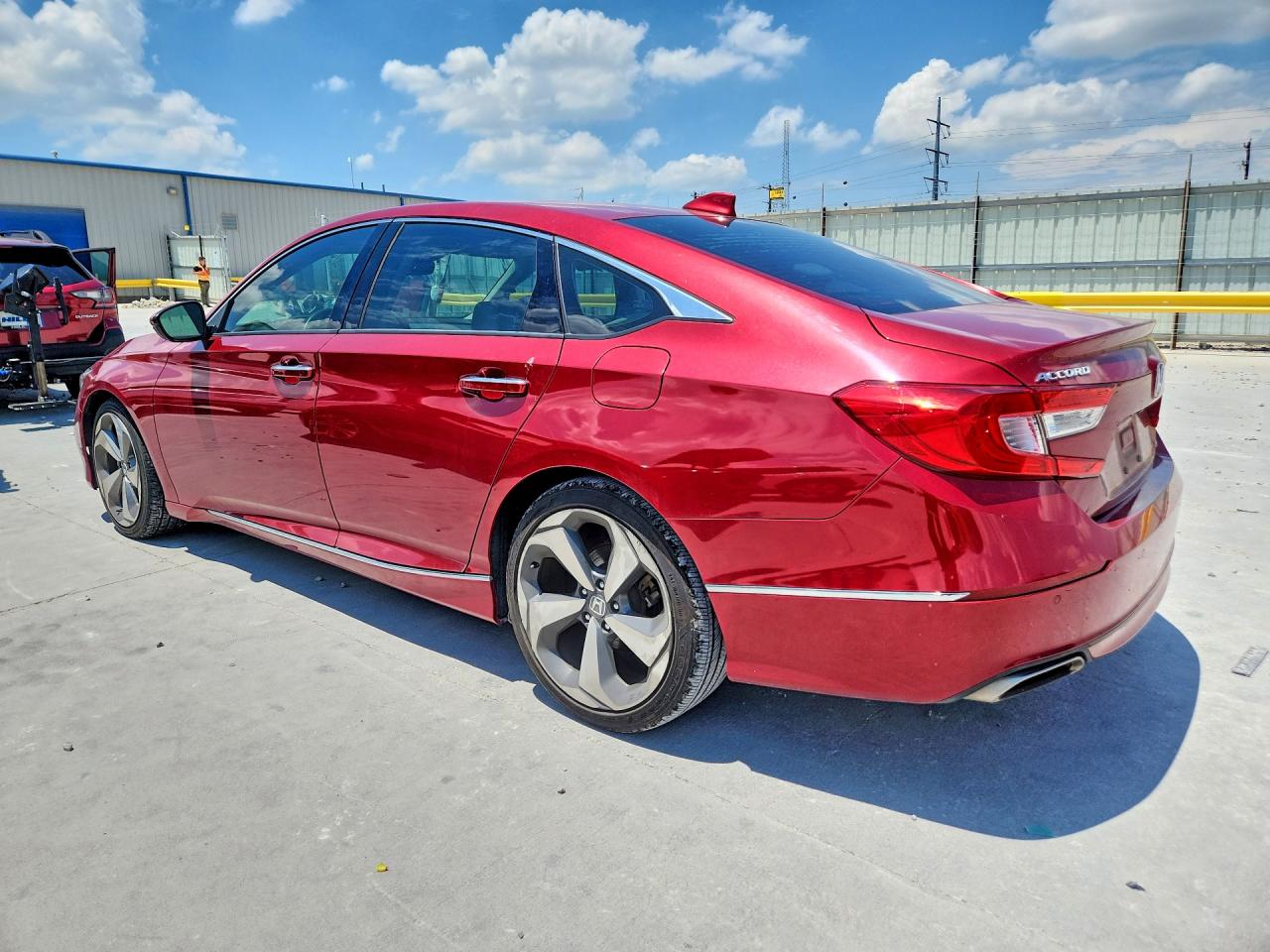 2018 Honda Accord Touring Red vin: 1HGCV1F90JA183262