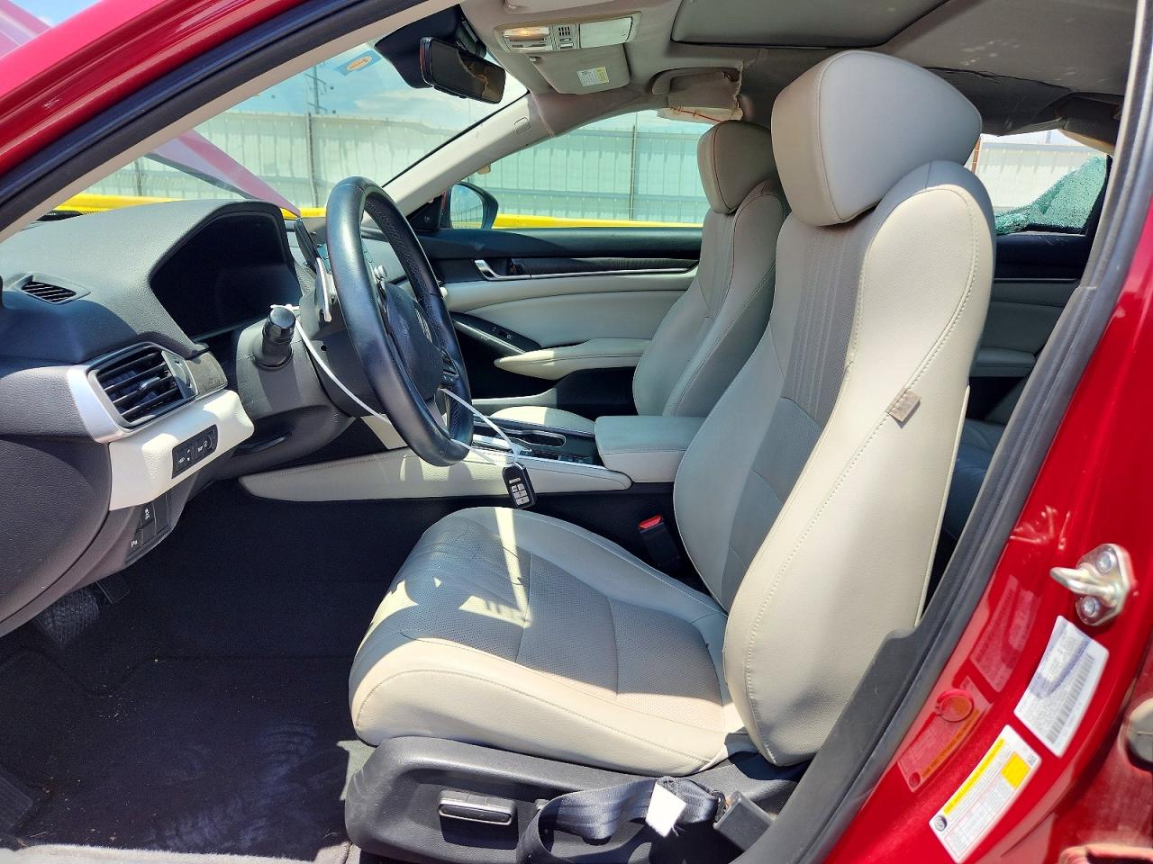 2018 Honda Accord Touring Red vin: 1HGCV1F90JA183262