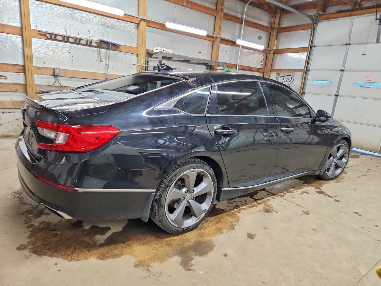 2018 Honda Accord Touring Black vin: 1HGCV1F91JA175266