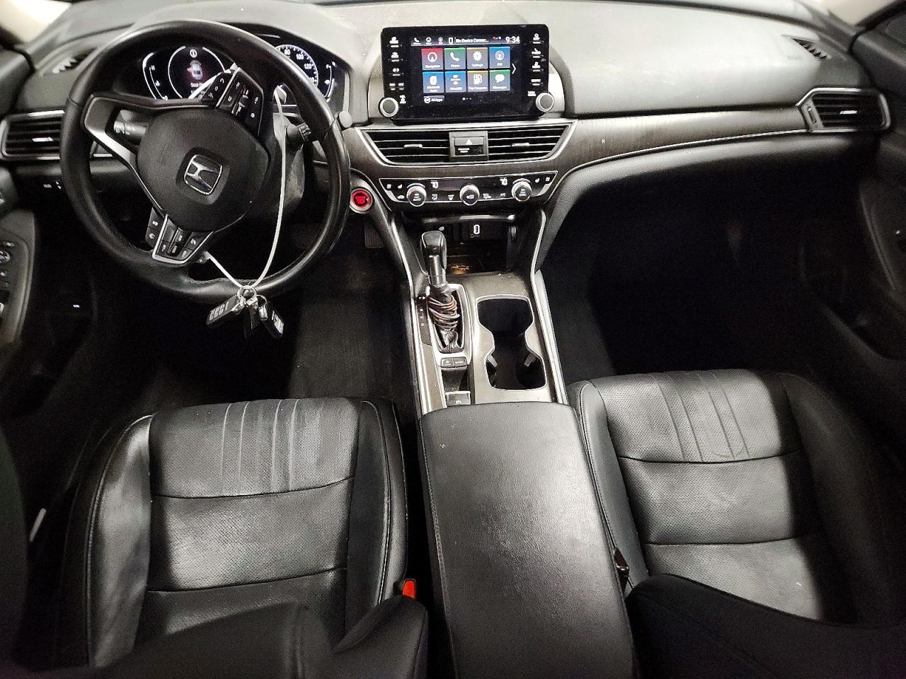 2018 Honda Accord Touring Black vin: 1HGCV1F91JA175266