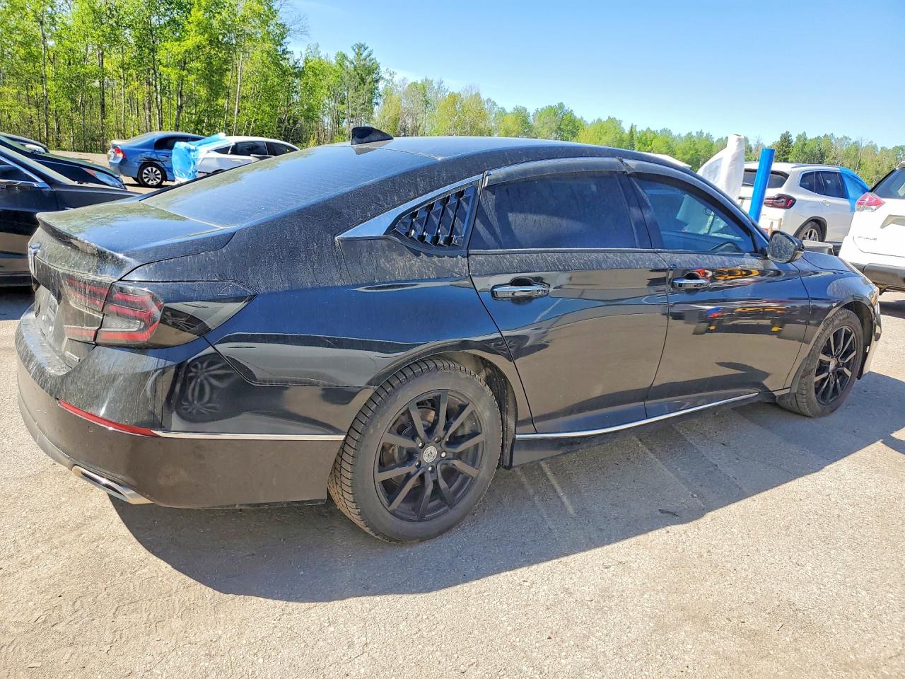 2019 Honda Accord Touring Black vin: 1HGCV1F97KA802120