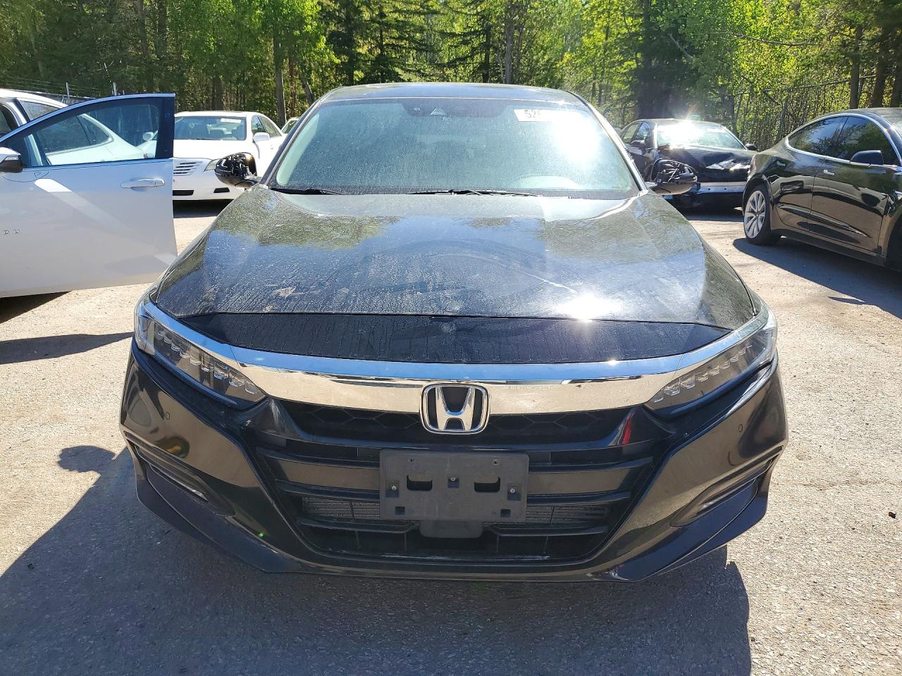 2019 Honda Accord Touring Black vin: 1HGCV1F97KA802120