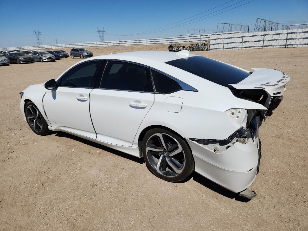 2018 Honda Accord Sport White vin: 1HGCV2F30JA022444