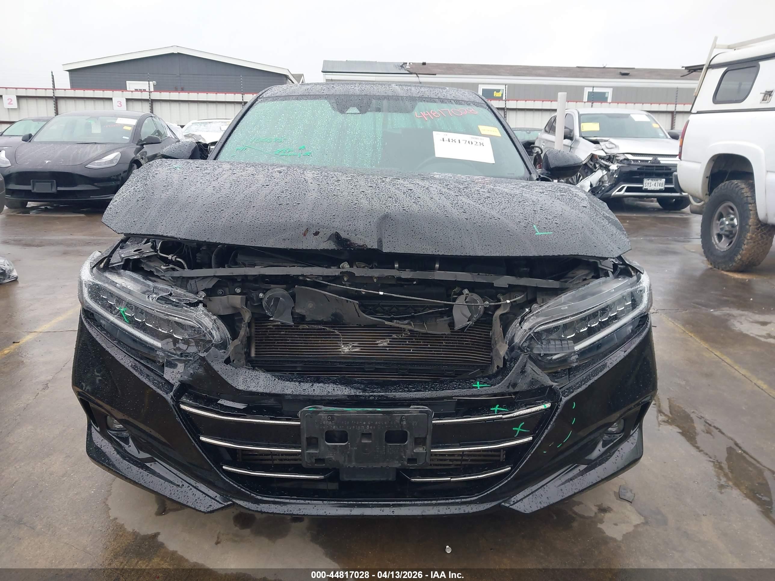 2022 Honda Accord Sport 2.0t Black vin: 1HGCV2F31NA017839