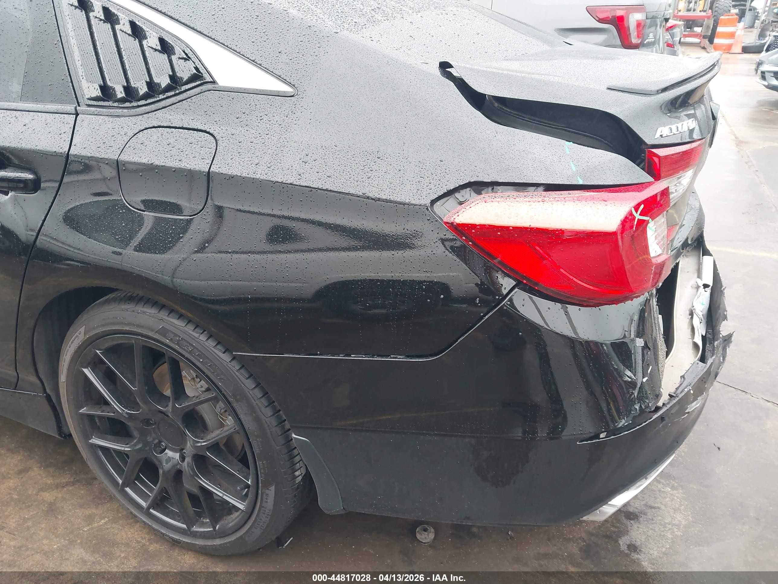 2022 Honda Accord Sport 2.0t Black vin: 1HGCV2F31NA017839