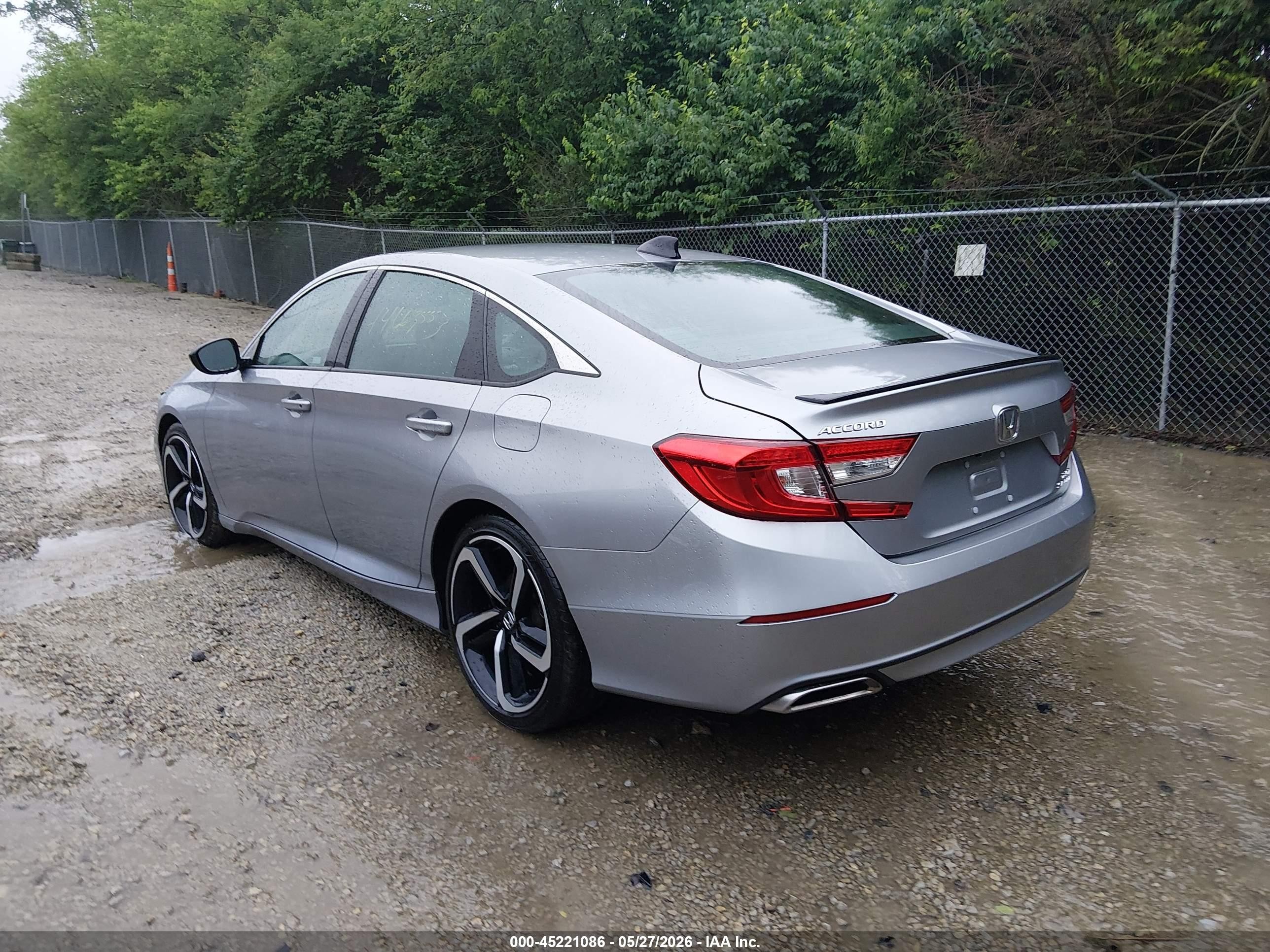 2022 Honda Accord Sport 2.0t Silver vin: 1HGCV2F31NA019784