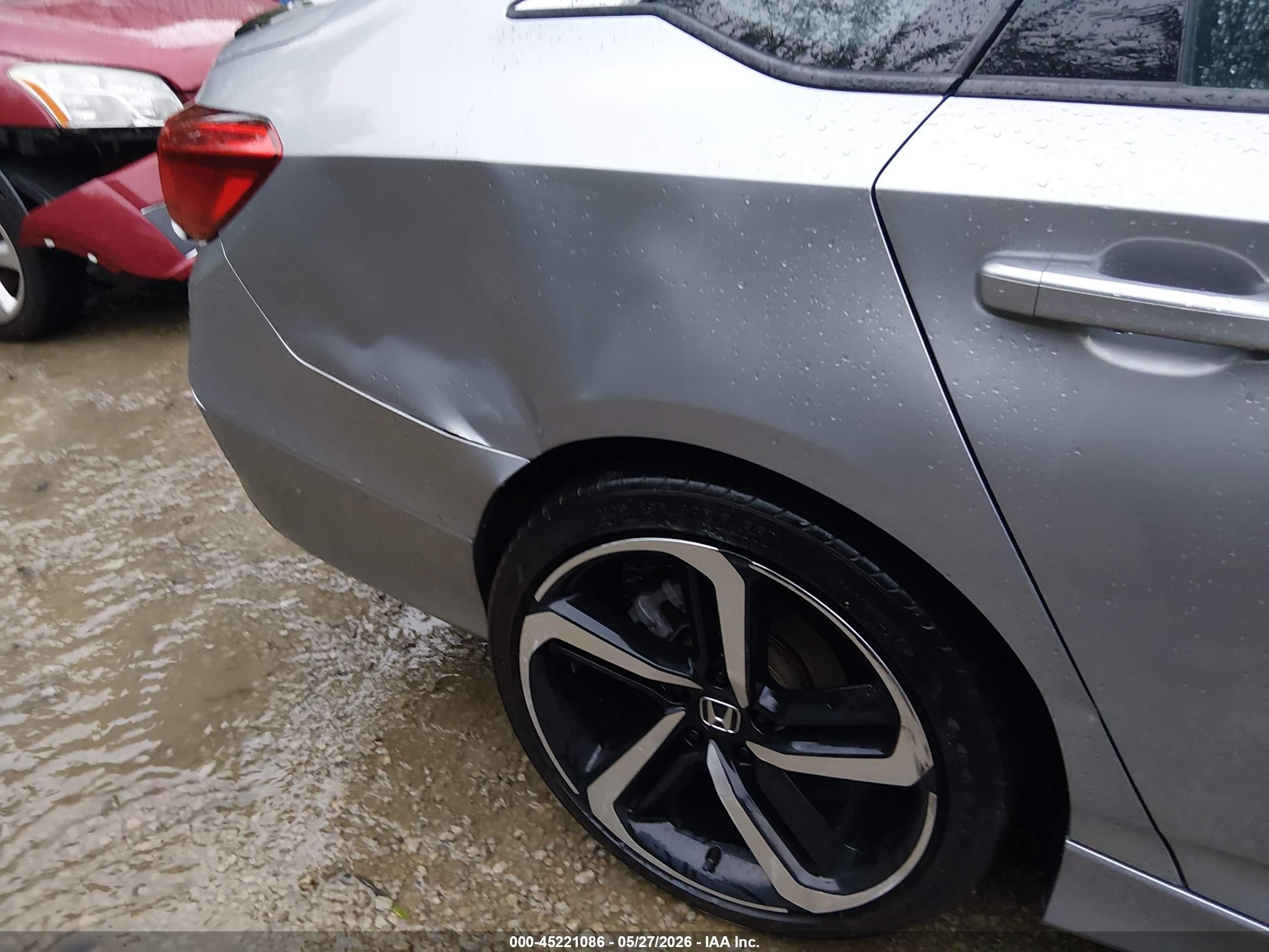 2022 Honda Accord Sport 2.0t Silver vin: 1HGCV2F31NA019784