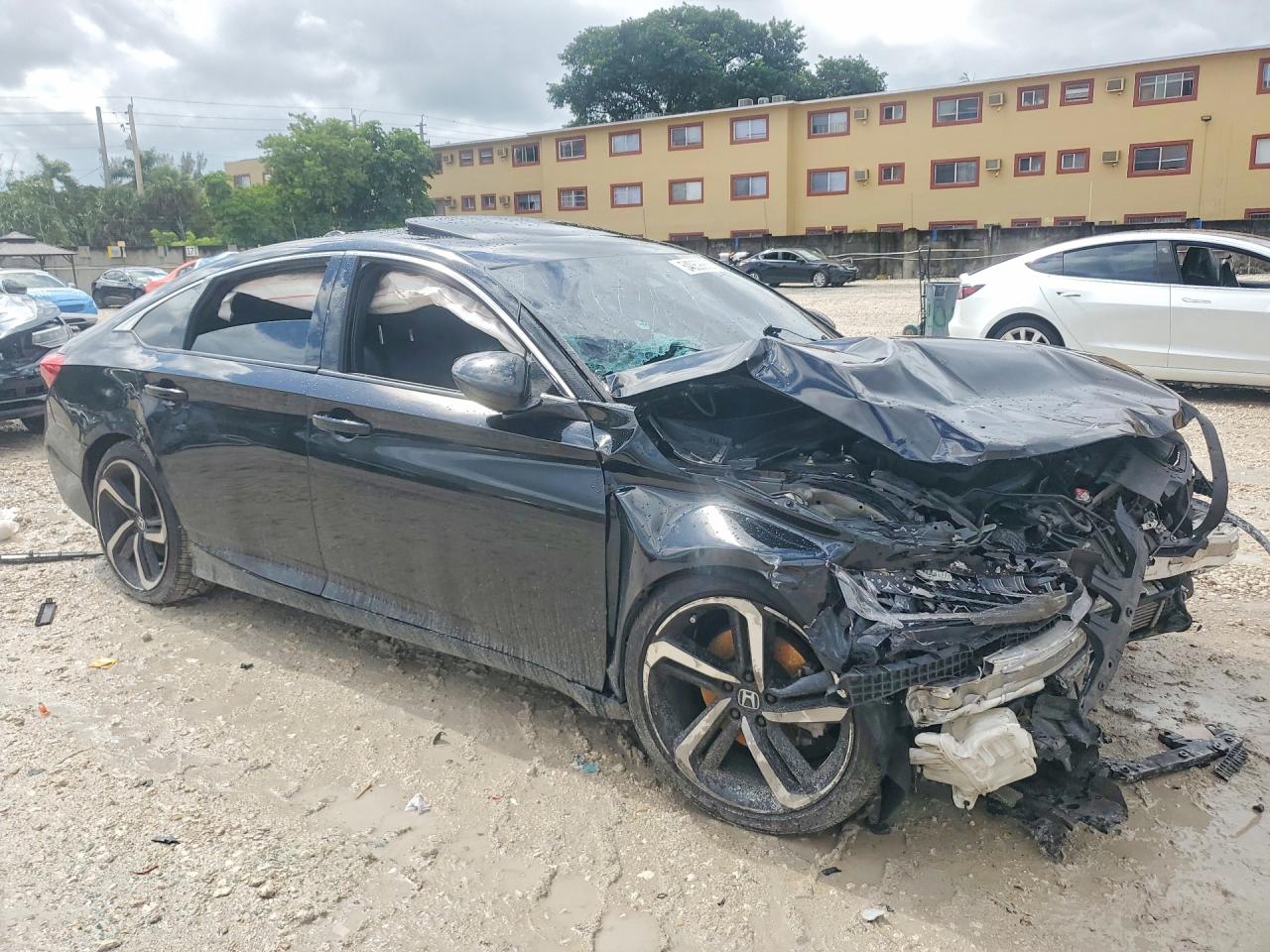 2022 Honda Accord Sport Black vin: 1HGCV2F32NA006218